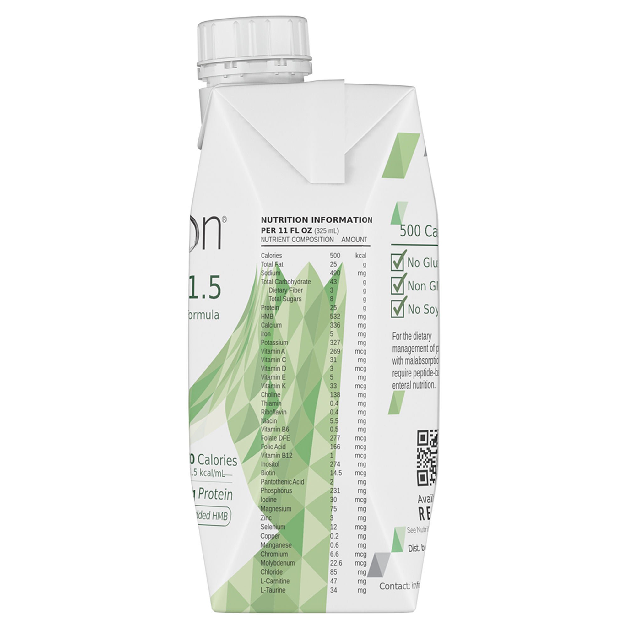 Reason Health - B0P1512VN1 Oral Supplement Reason® 1.5 Vanilla Flavor Liquid 11 oz. Carton