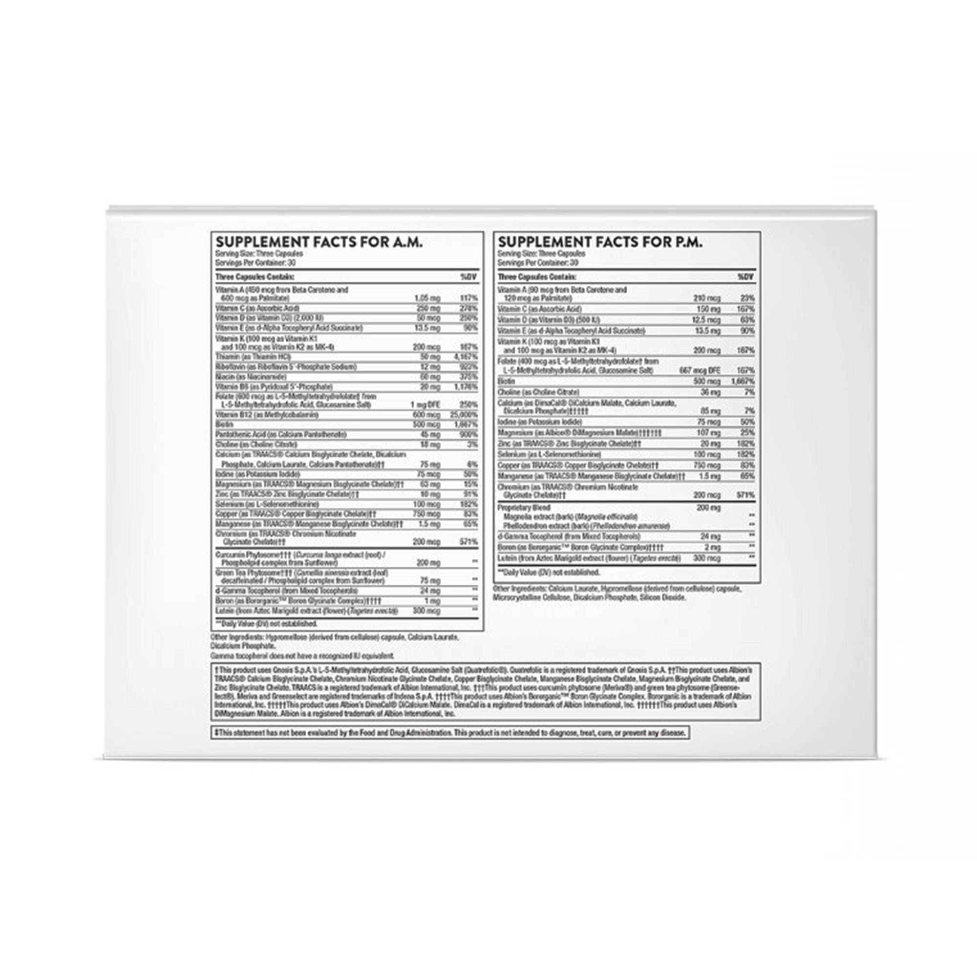 Thorne Multi-Vitamin Dietary Supplement VM114 by Thorne Research