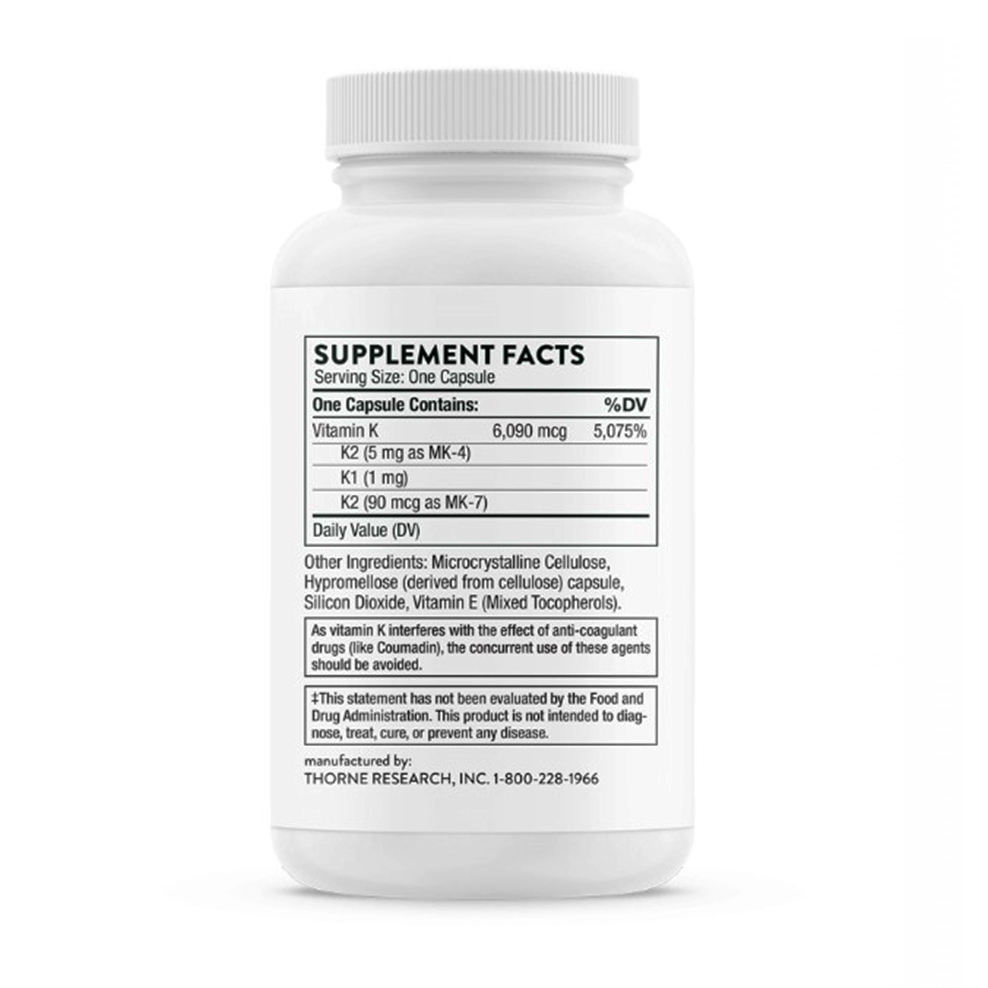Thorne Dietary Supplement K171 by Thorne Research
