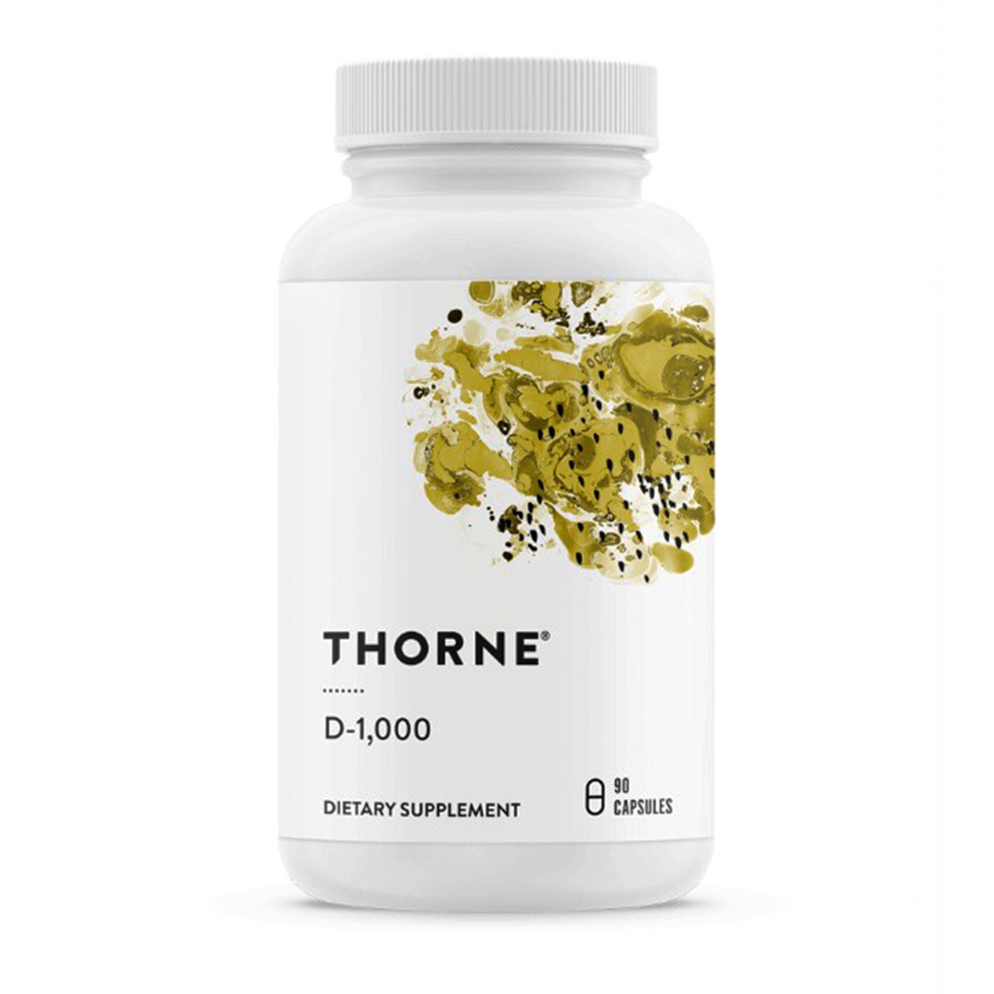 Thorne Vitamin D-1,000 Dietary Supplement D128 by Thorne Research
