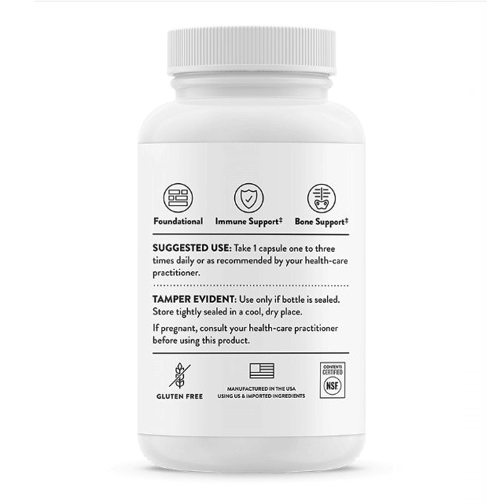Thorne Vitamin D-1,000 Dietary Supplement D128 by Thorne Research