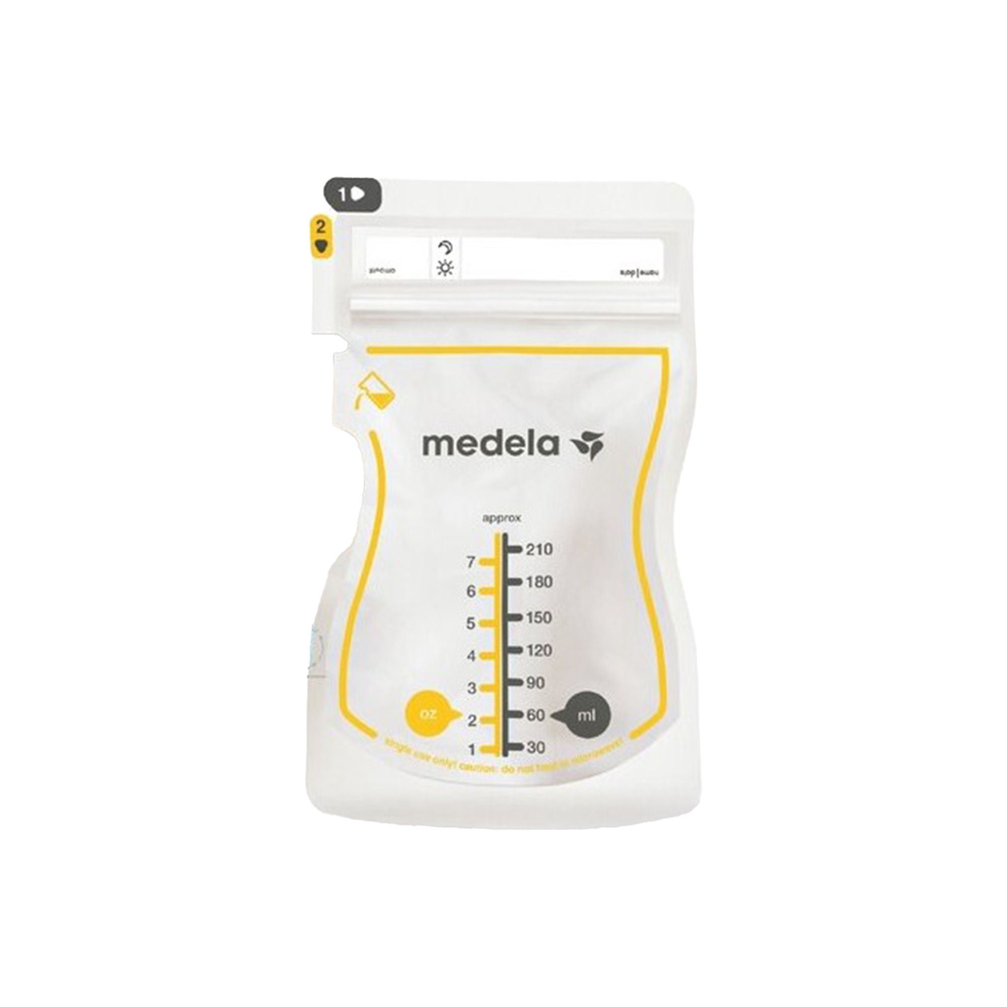 Medela - 101046332 Breast Milk Storage Bag Medela Easy Pour 7 oz. Plastic Clear
