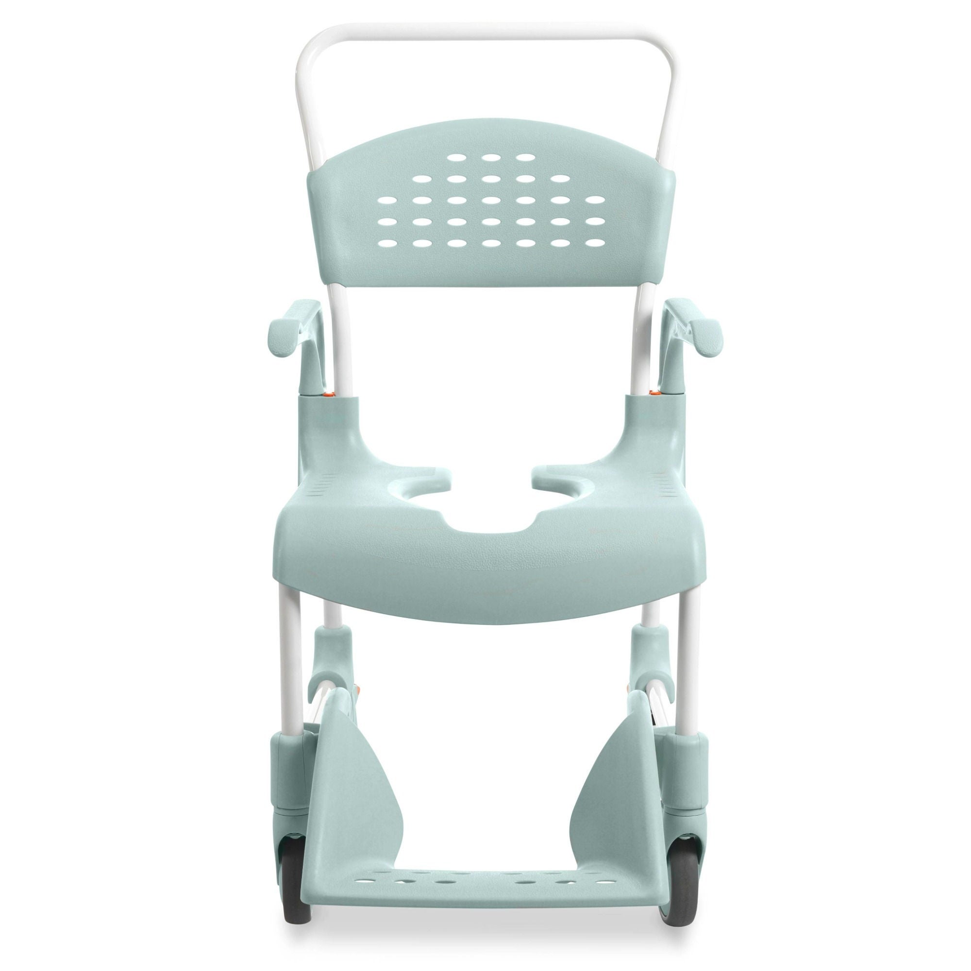 DT Davis Enterprises Ltd - E80229210 Commode / Shower Chair Etac® Clean Fixed Arms Plastic Frame With Backrest 19 Inch Width 287 lbs. Weight Capacity