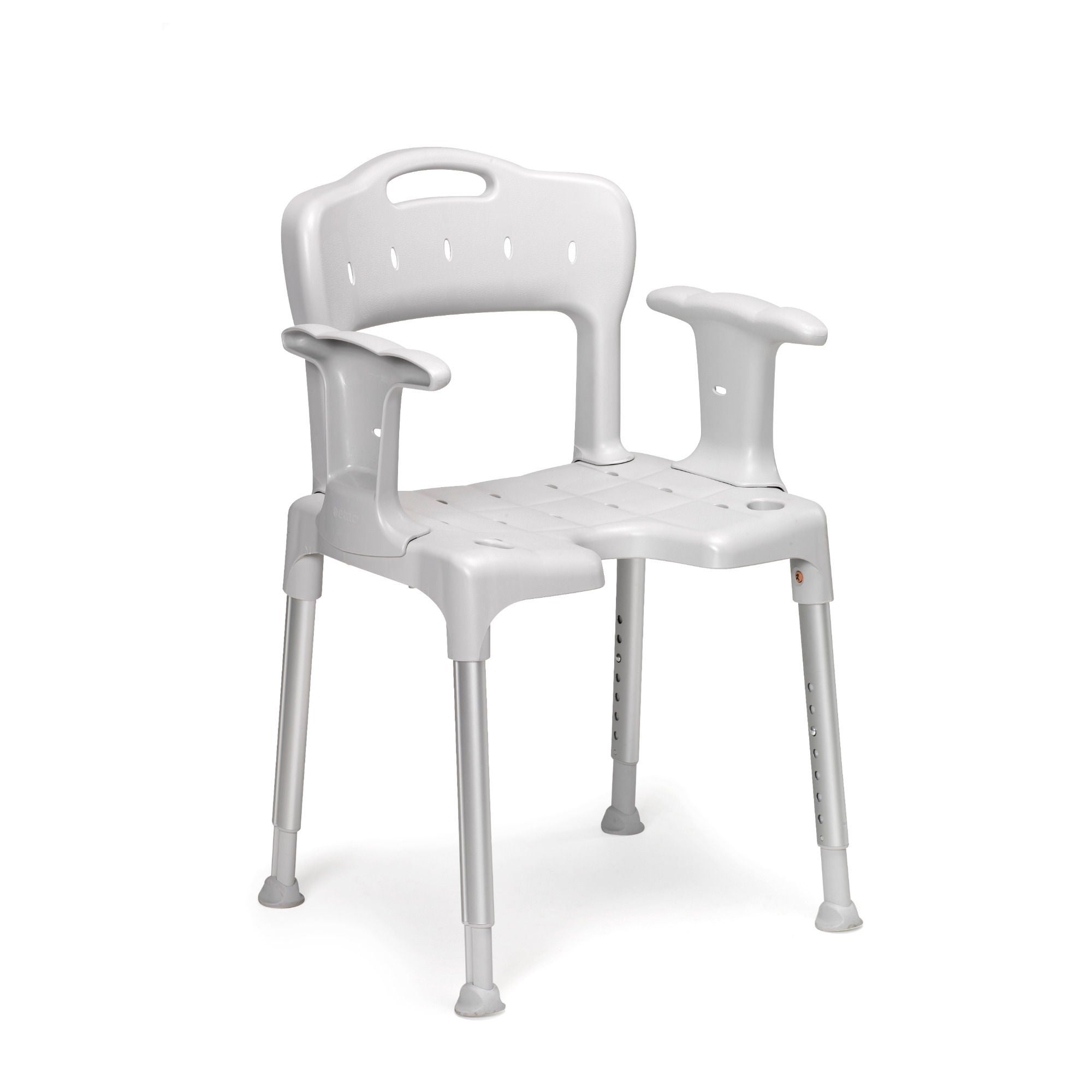 DT Davis Enterprises Ltd - E81701430 Shower Chair Etac® Swift Fixed Arms Plastic Frame With Backrest