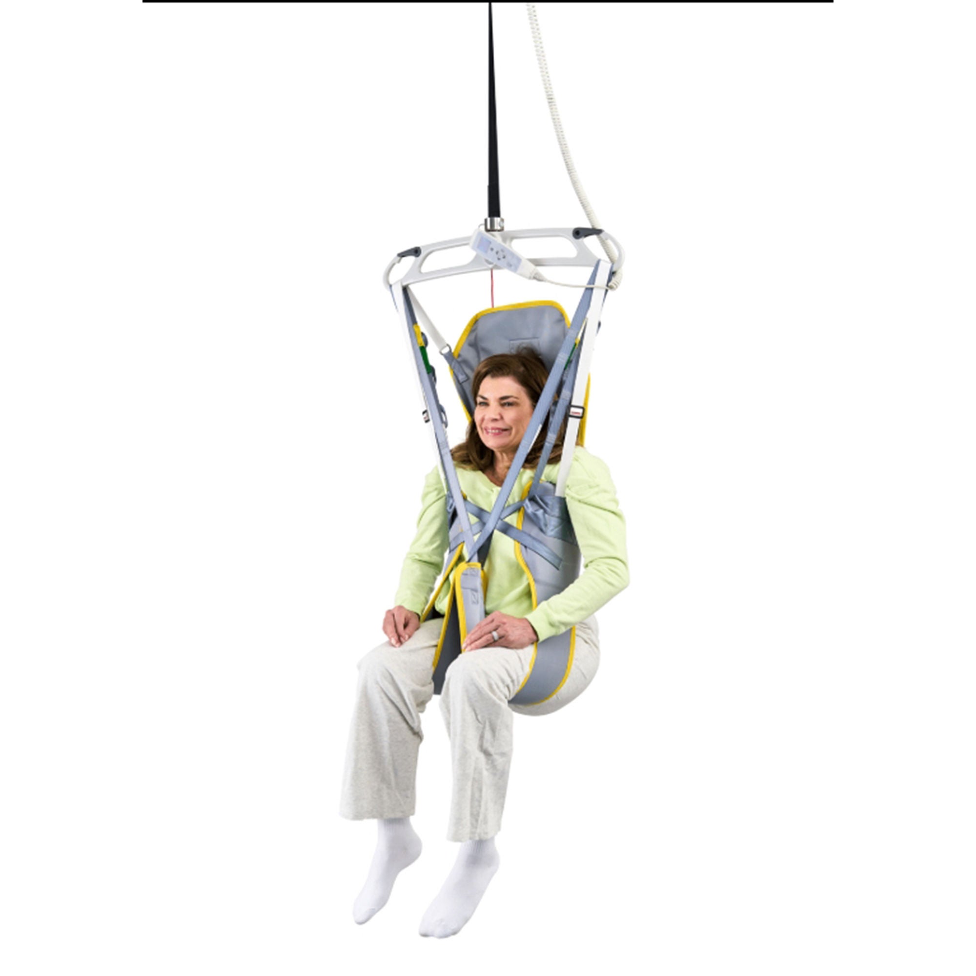 Span America - M921532-XL Patient Sling Easy Access With Head Support Strap Attachment X-Large