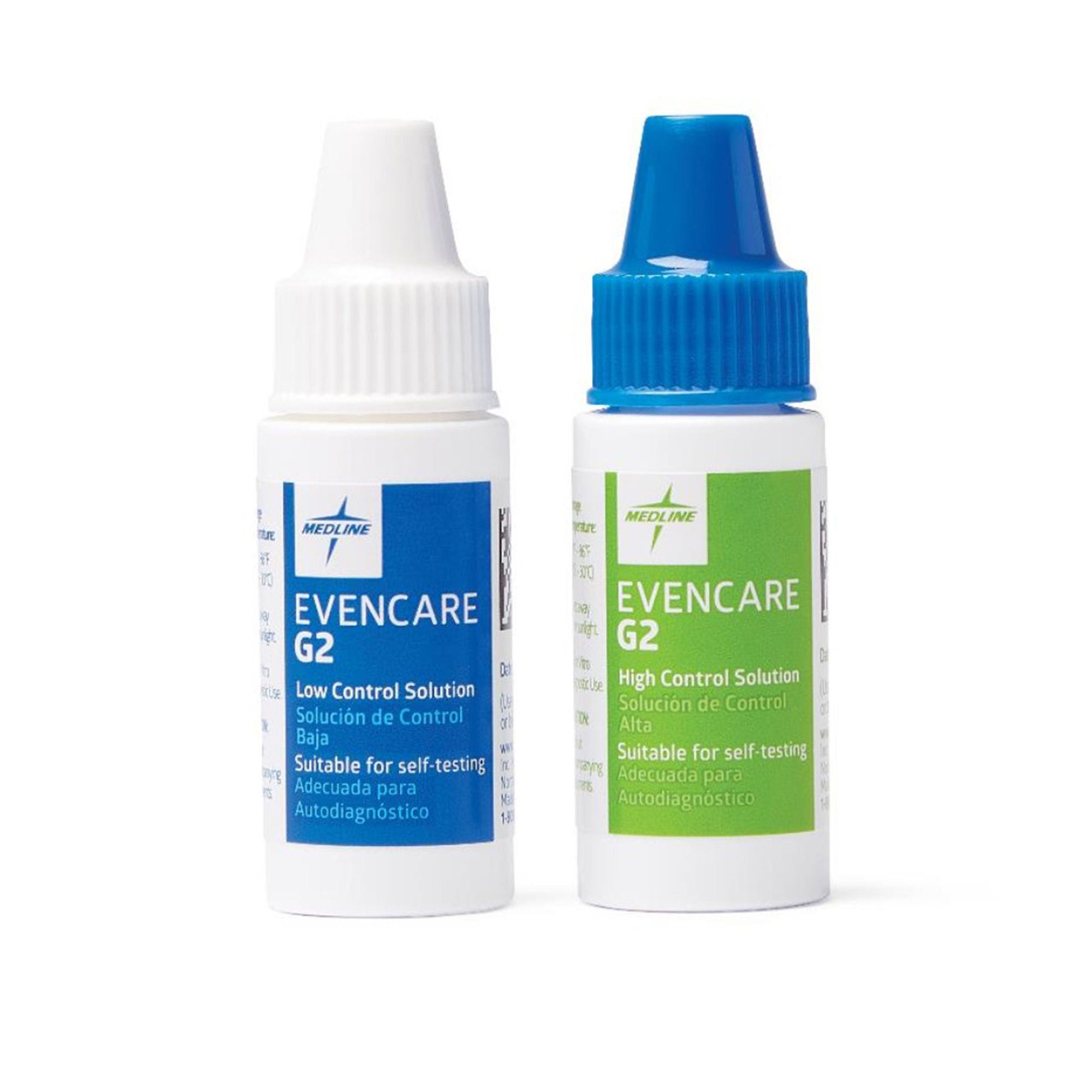 Medline - MPH1560 Blood Glucose Control Solution Evencare® G2™ 4.5 mL Low / High Level