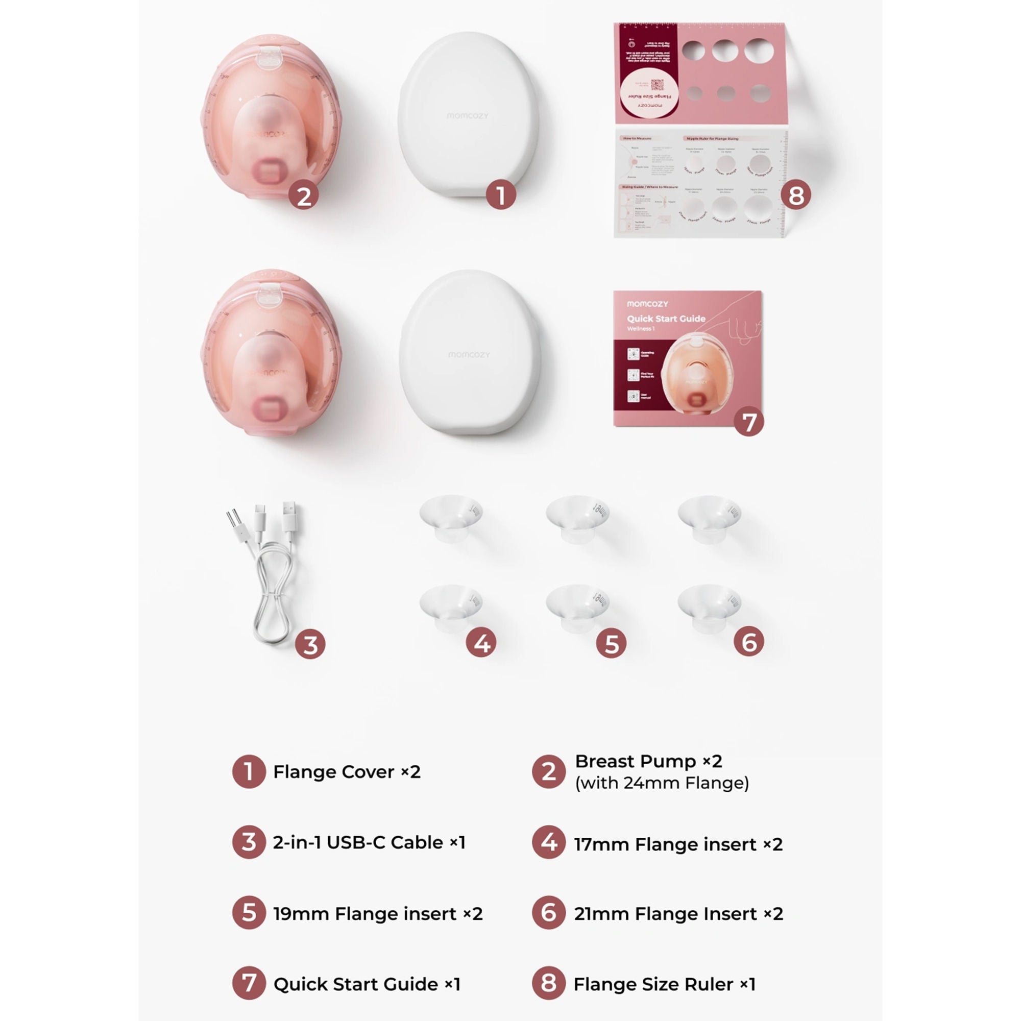 Root Technology Ltd - BP420-NR71000B10102-A Wearable Warm Massage Breast Pump Momcozy Wellness 1
