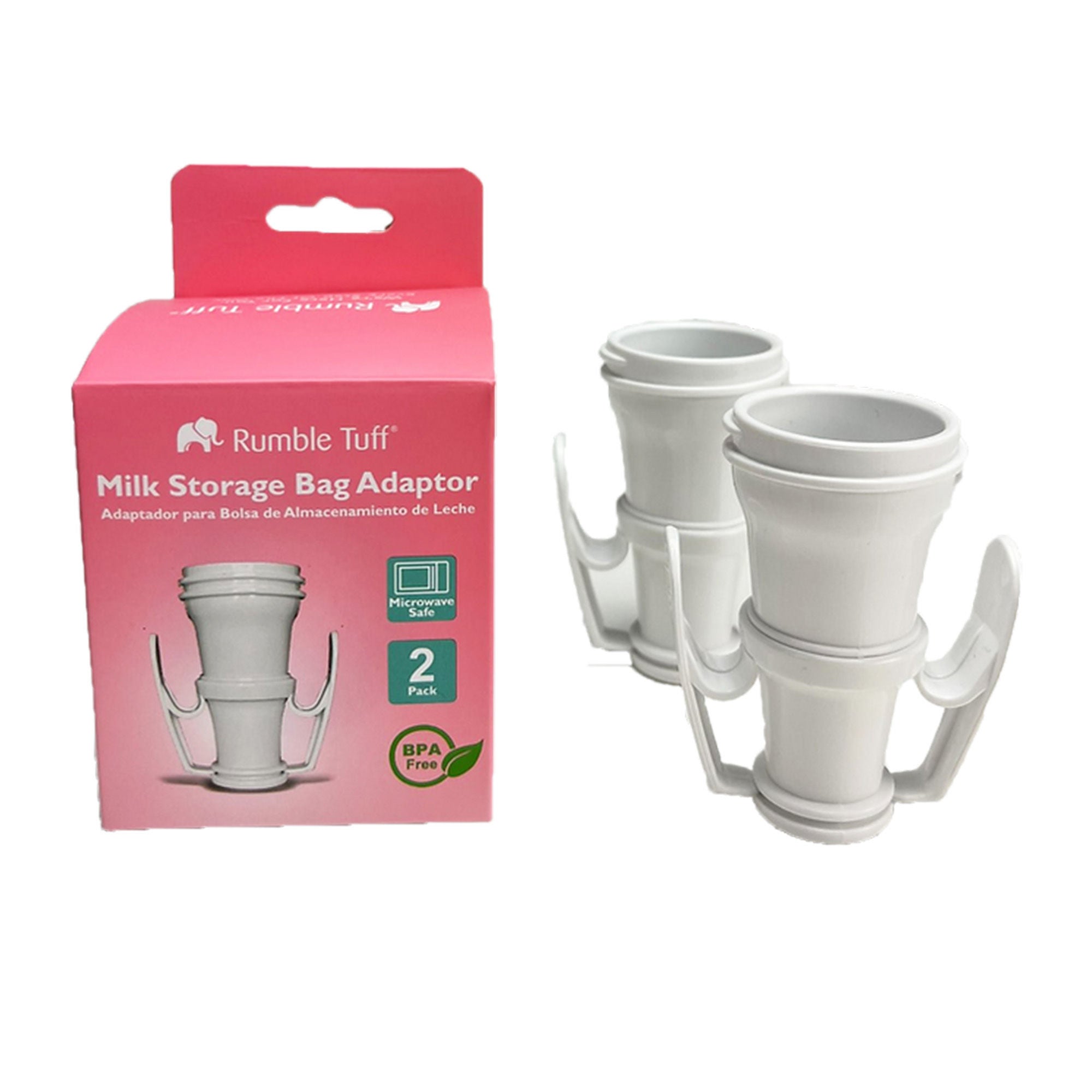 A Cute Baby Inc - PA93000 Milk Collection Bag Adapter Rumble Tuff® For Rumble Tuff® Collection Kit and Breast Milk Storage Bags
