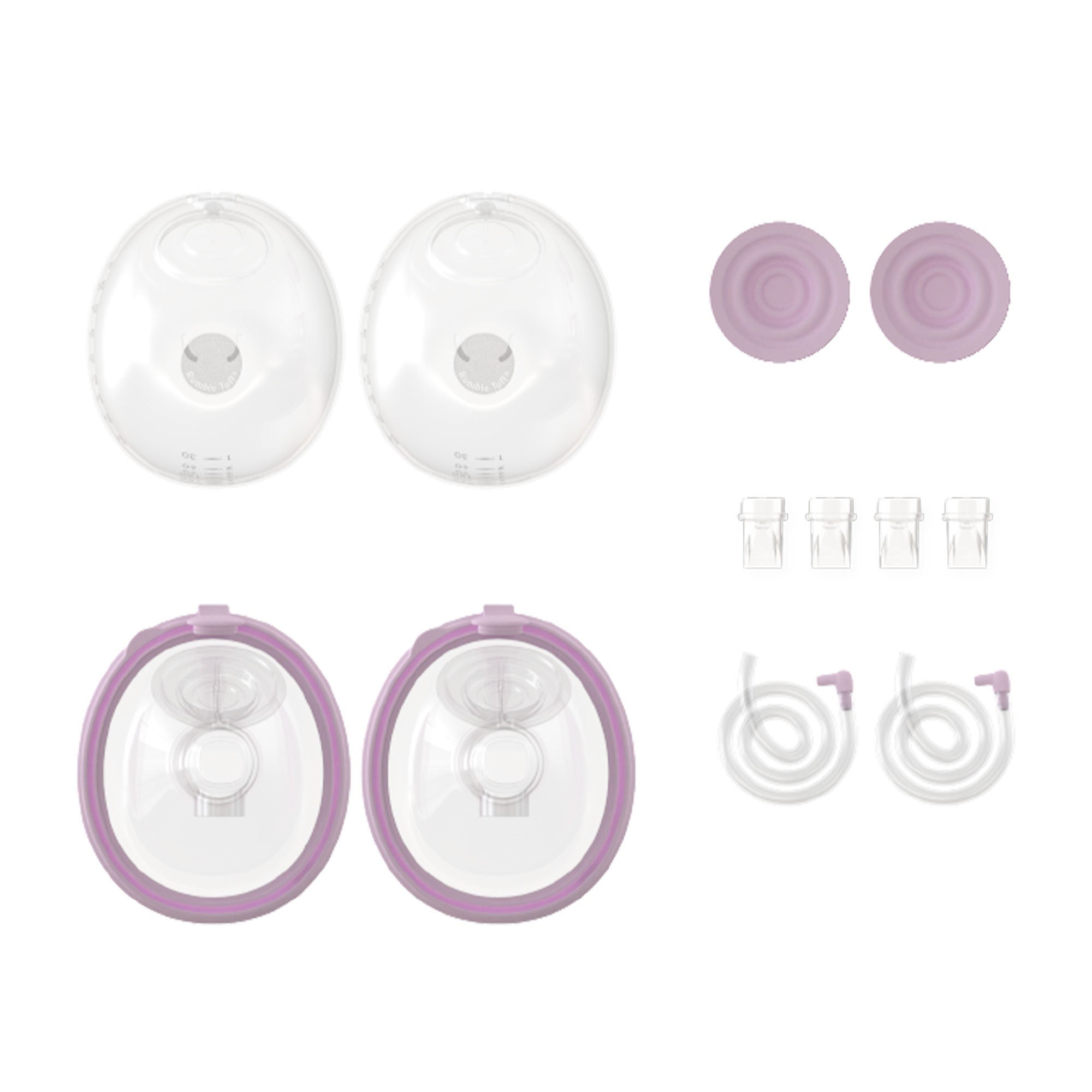 A Cute Baby Inc - PA95024M-T Breast Milk Collection Cups with Carrying Tote Rumble Tuff® GO-CUPS For Breeze Pro Breast Pump