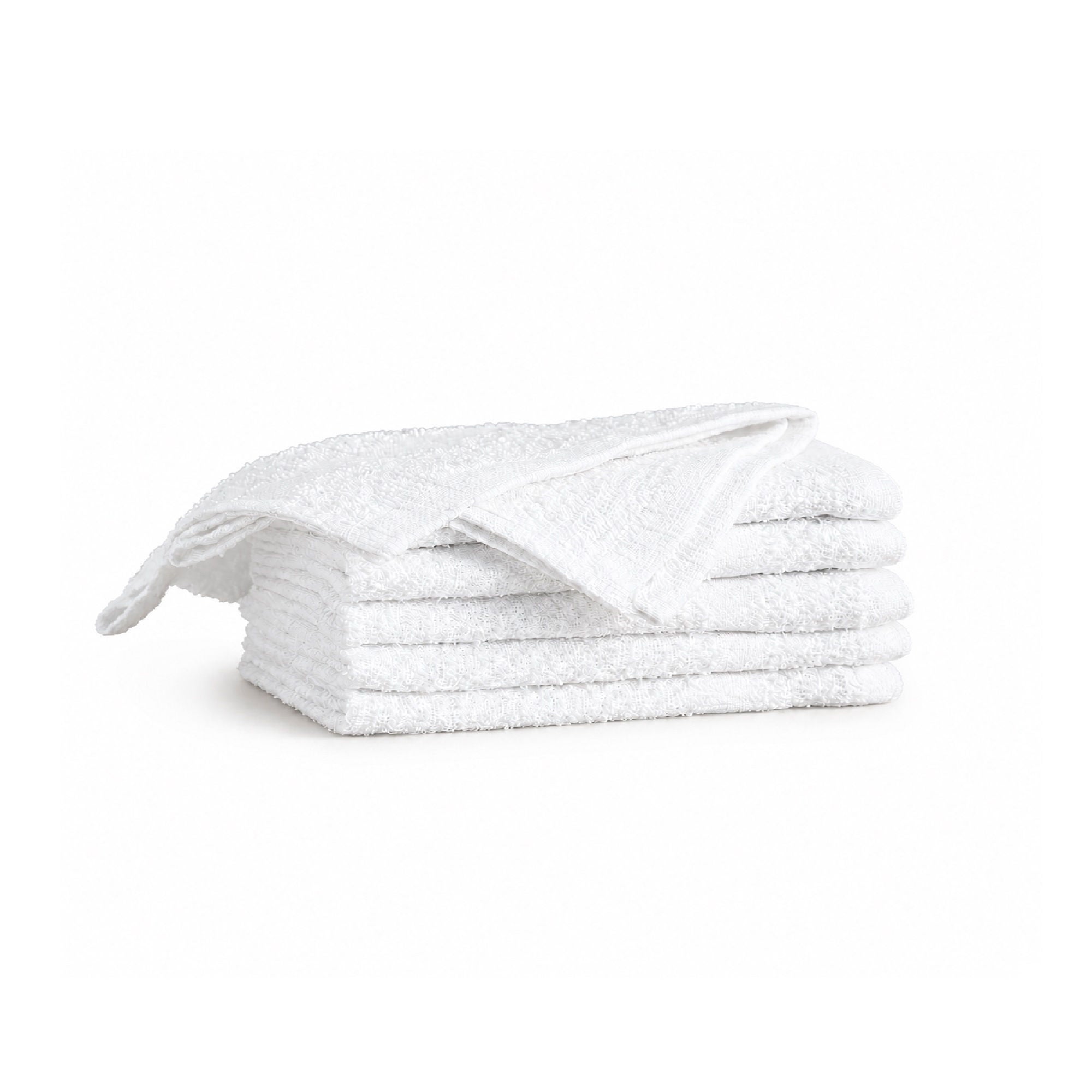 Medd Max LLC - MMWC1212 Washcloth 12 X 12 Inch White Reusable
