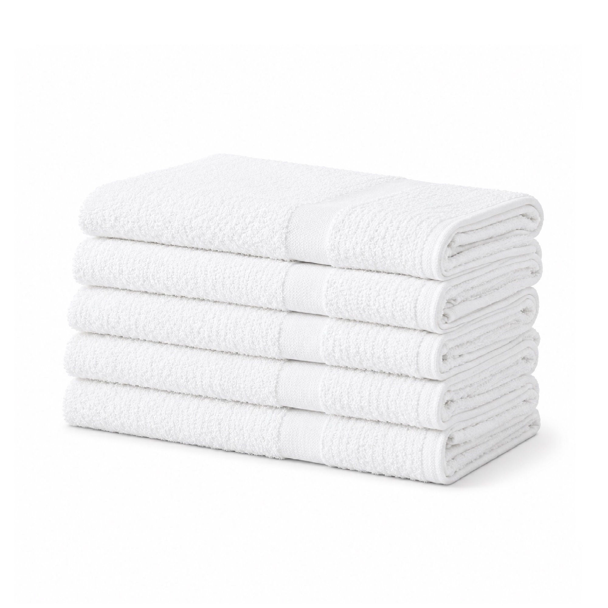 Medd Max LLC - MMBT2244P Bath Towel 22 X 44 Inch 86% Cotton / 145 Polyester White Reusable