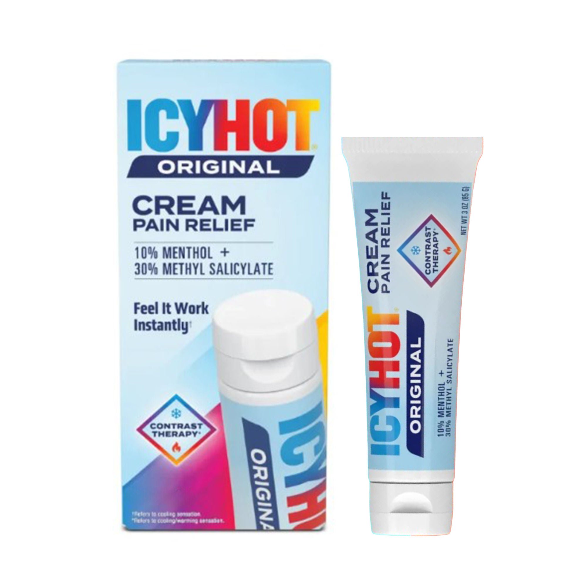 Sanofi - 4116700883 Topical Pain Relief Icy Hot® 10% - 30% Strength Menthol / Methyl Salicylate Cream 1.25 oz.