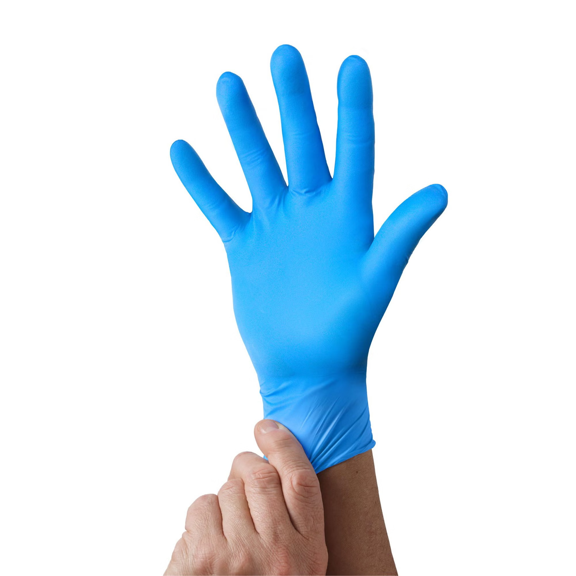 McKesson Brand - 14-6N701C Exam Glove McKesson Confiderm® 6.8C 2X-Large 95 per Box NonSterile Nitrile Standard Cuff Length Fully Textured Blue Chemo Tested / Fentanyl Tested @#$CUSTOM_DESCRIPTION$#@