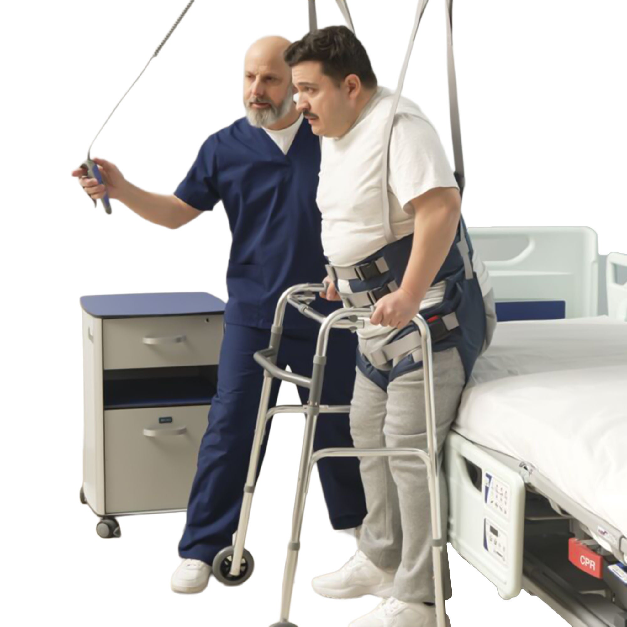 Arjo Inc - MLA5100-XL-L1 Ambulation Sling Arjo Without Head Support Loop Attachment X-Large 440 lbs. Weight Capacity