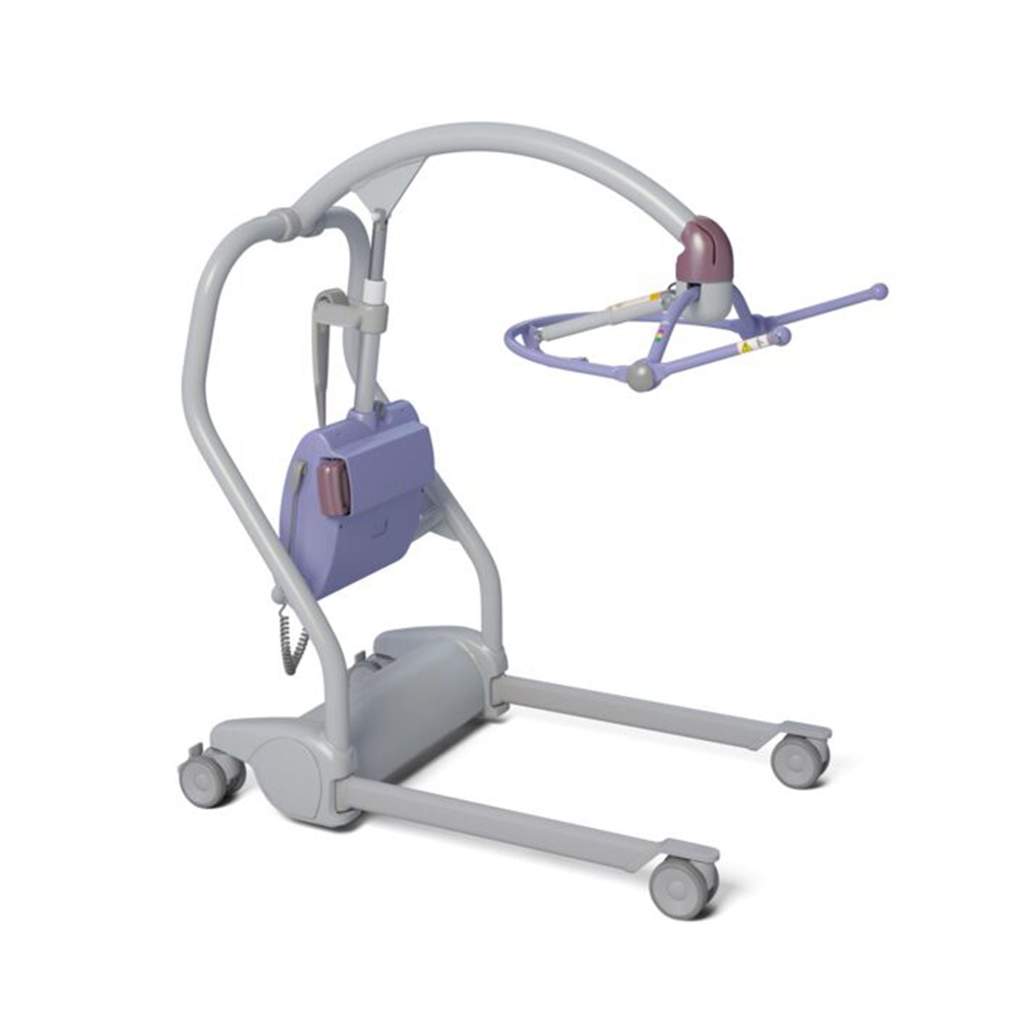 Arjo Inc - KTCB4BSX2WW Floor Lift Maxi Twin® Compact 350 lbs. Weight Capacity Battery Powered