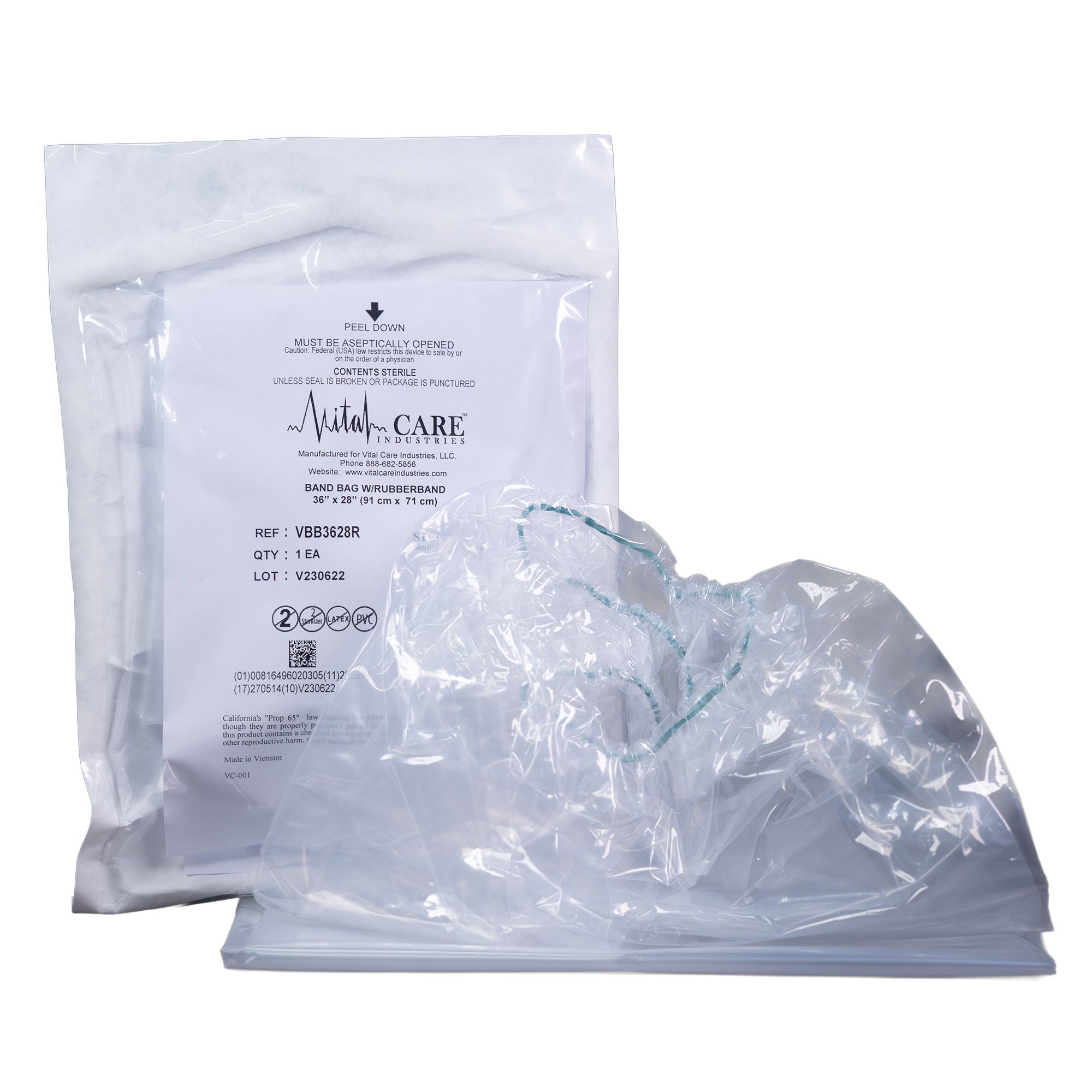 Vital Care Industries LLC - VBB3628R Band Bag 28 X 36 Inch