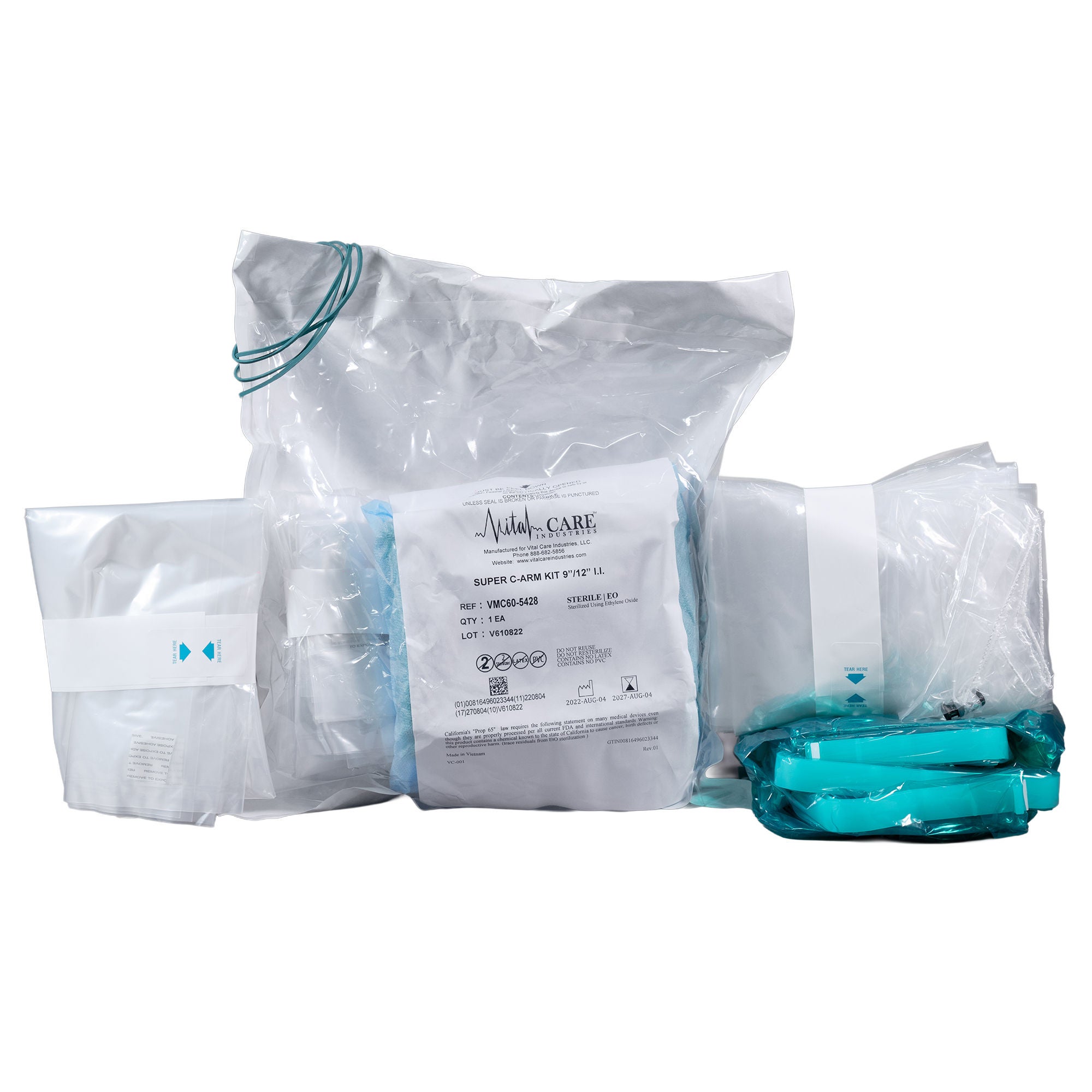 Vital Care Industries LLC - VMC60-5428 Super C-Arm Drape Kit For 9 Inch 9600/9800
