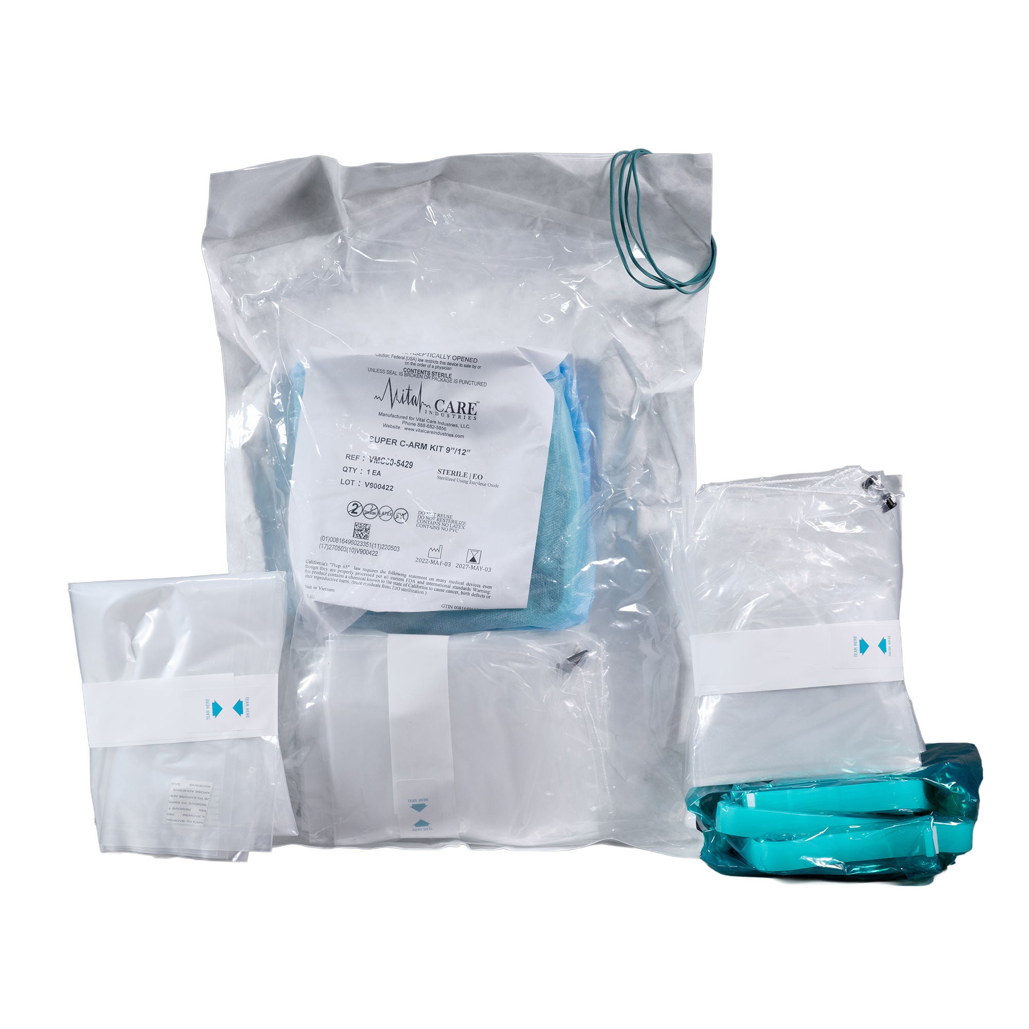 Vital Care Industries LLC - VMC60-5429 Super C-Arm Drape Kit For 12 Inch 9600/9800
