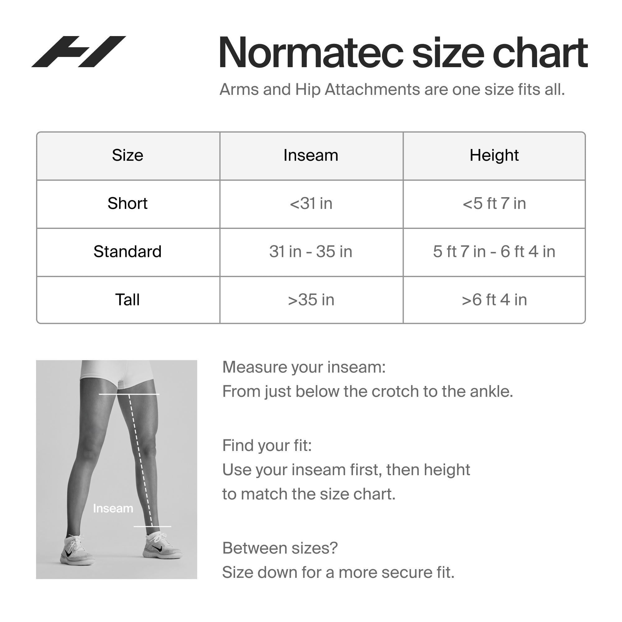 Hyperice Inc - 69300 001-03 Compression Massage Garment Hyperice Normatec Elite
