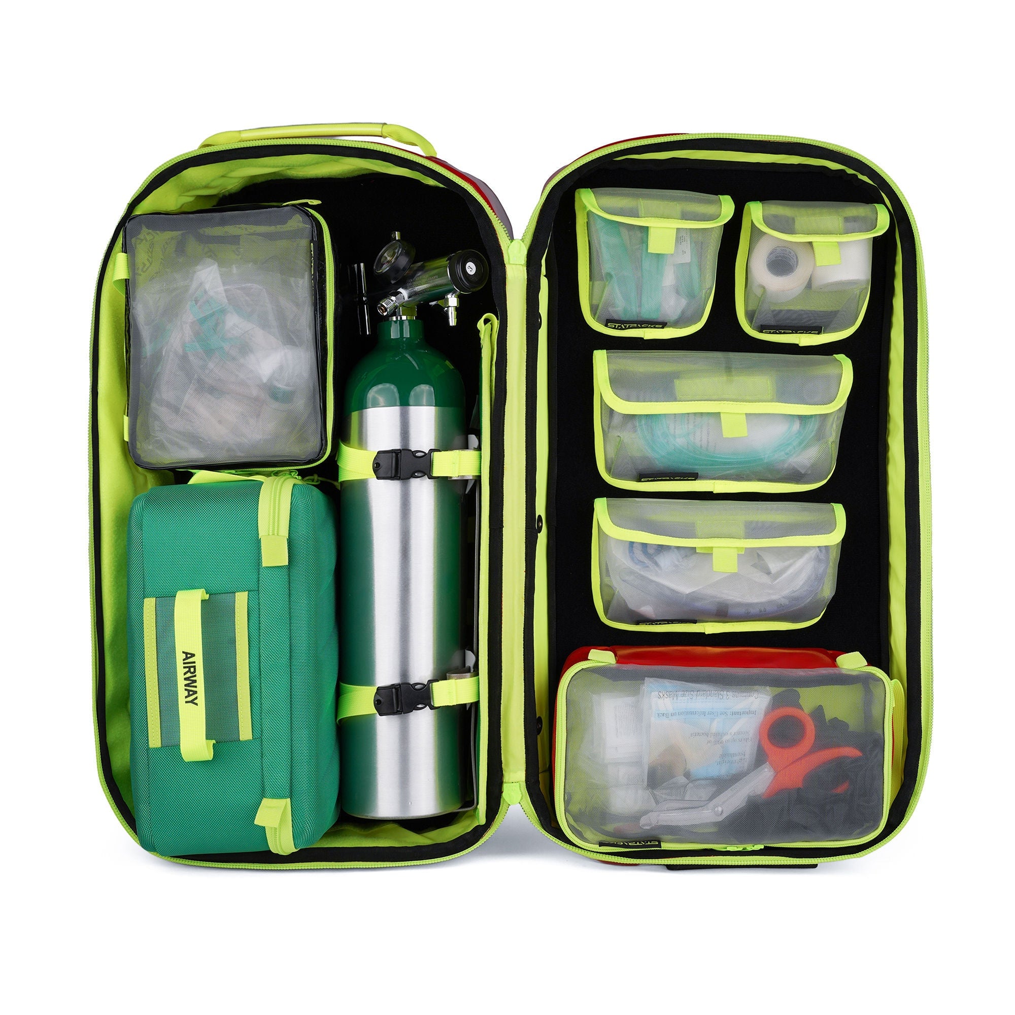 StatPacks Inc - G35015RE Medical Backpack Statpack G+3 Alpha Red 10 X 13 X 25 Inch