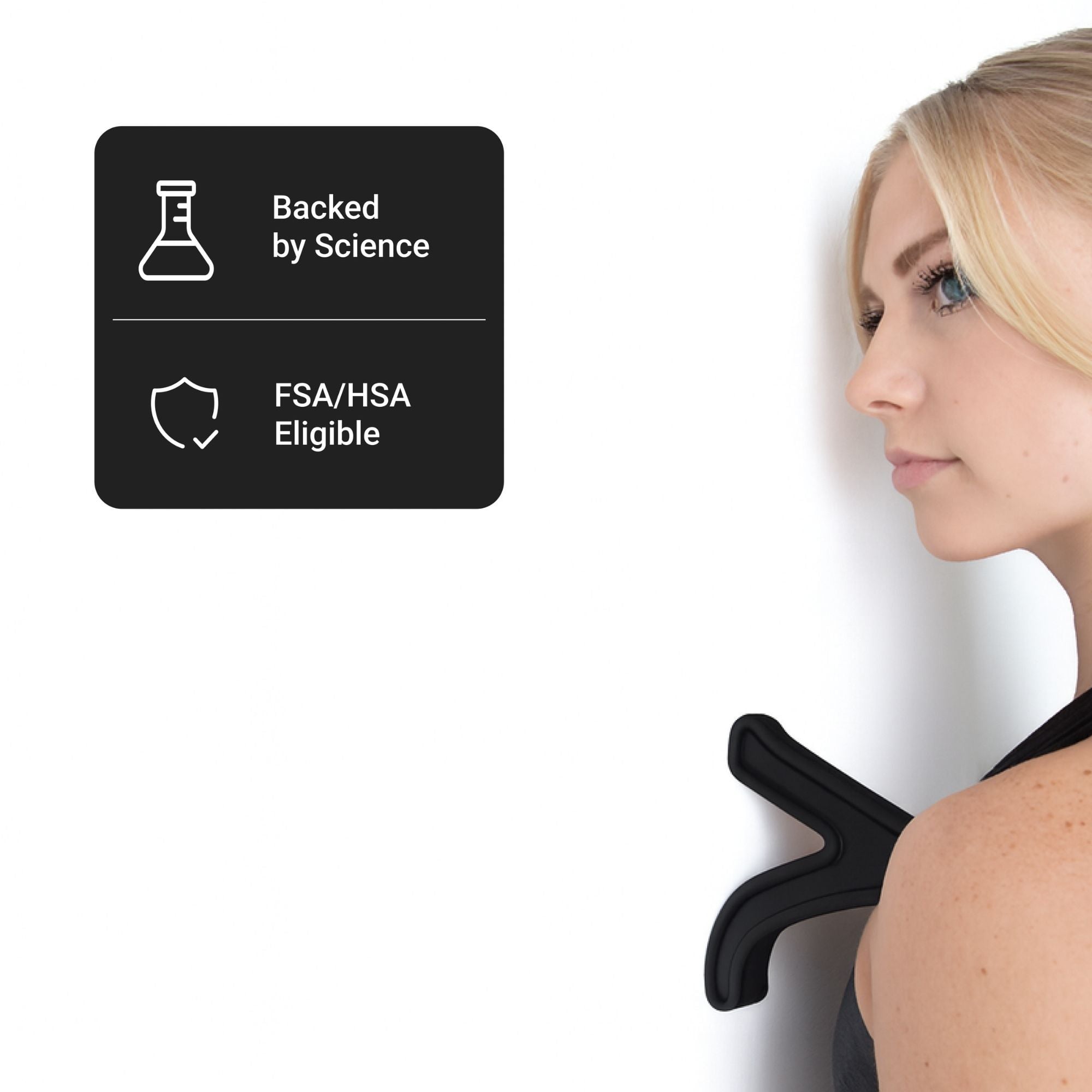Aletha Inc - RANGE_1-BLK Hand-Held Massager Aletha® 1-3/5 to 3 X 4 X 5 Inch