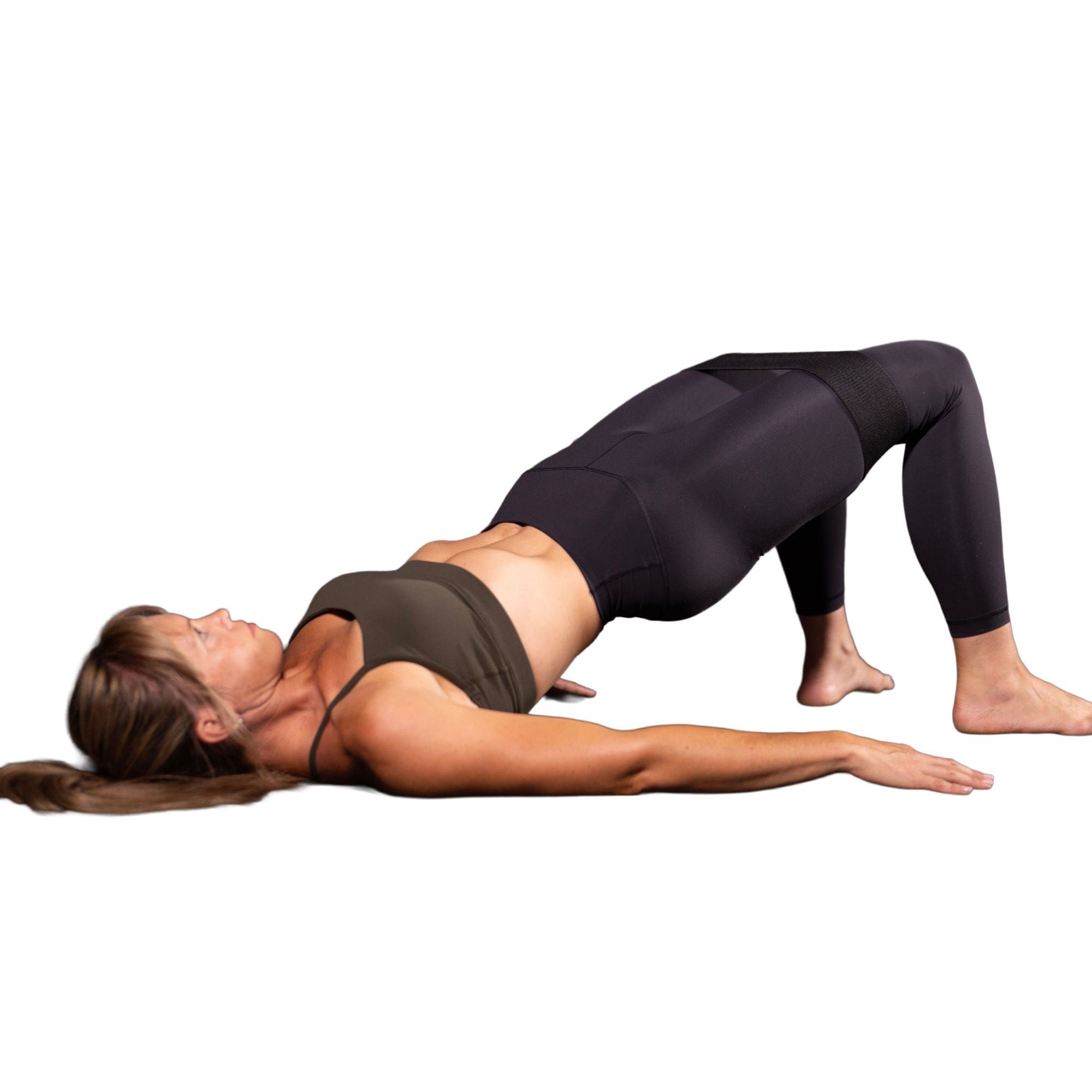 Aletha Inc - HEB_1BLK Exercise Resistance Band Aletha® Black 3-1/5 X 15 Inch Medium Resistance