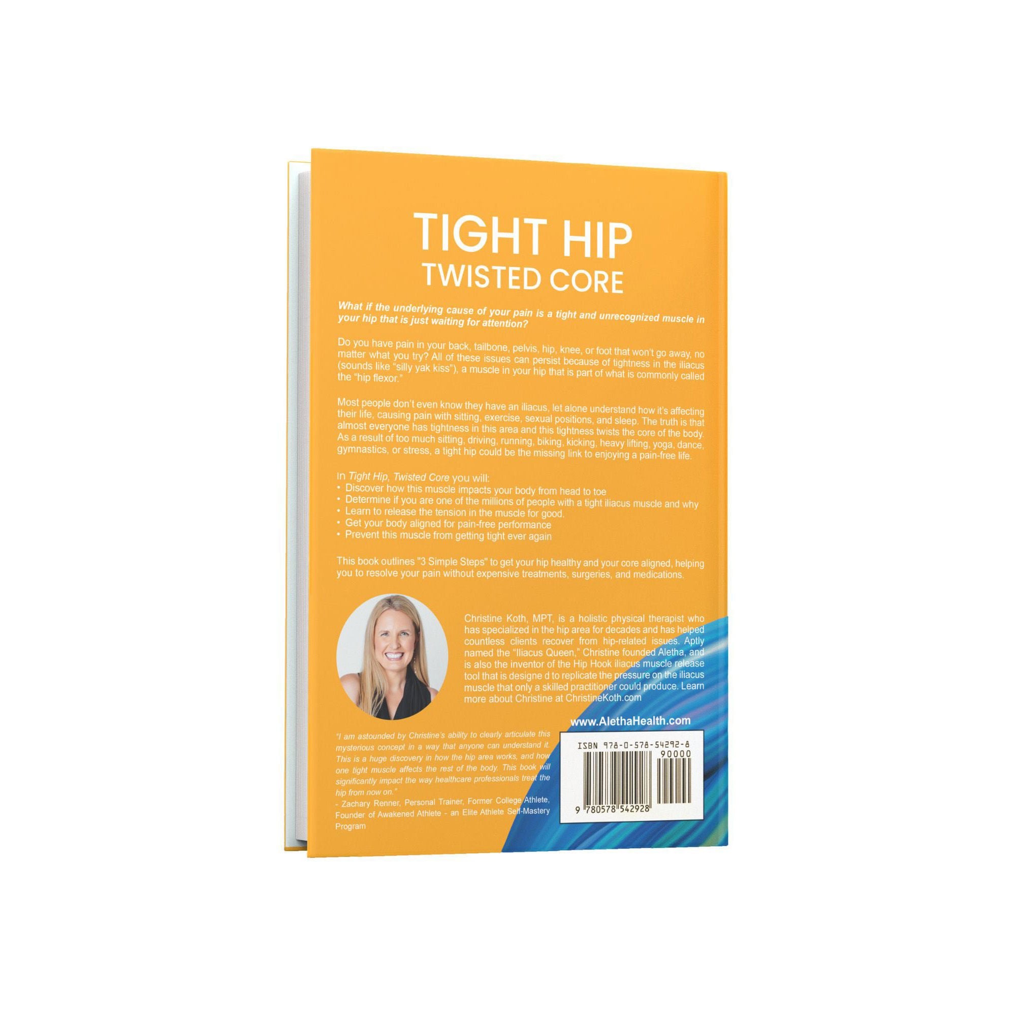 Aletha Inc - BOOK_1-1 Paperback Book Tight Hip, Twisted Core: The Key To Unresolved Pain Christine Annie (Koth), MPT