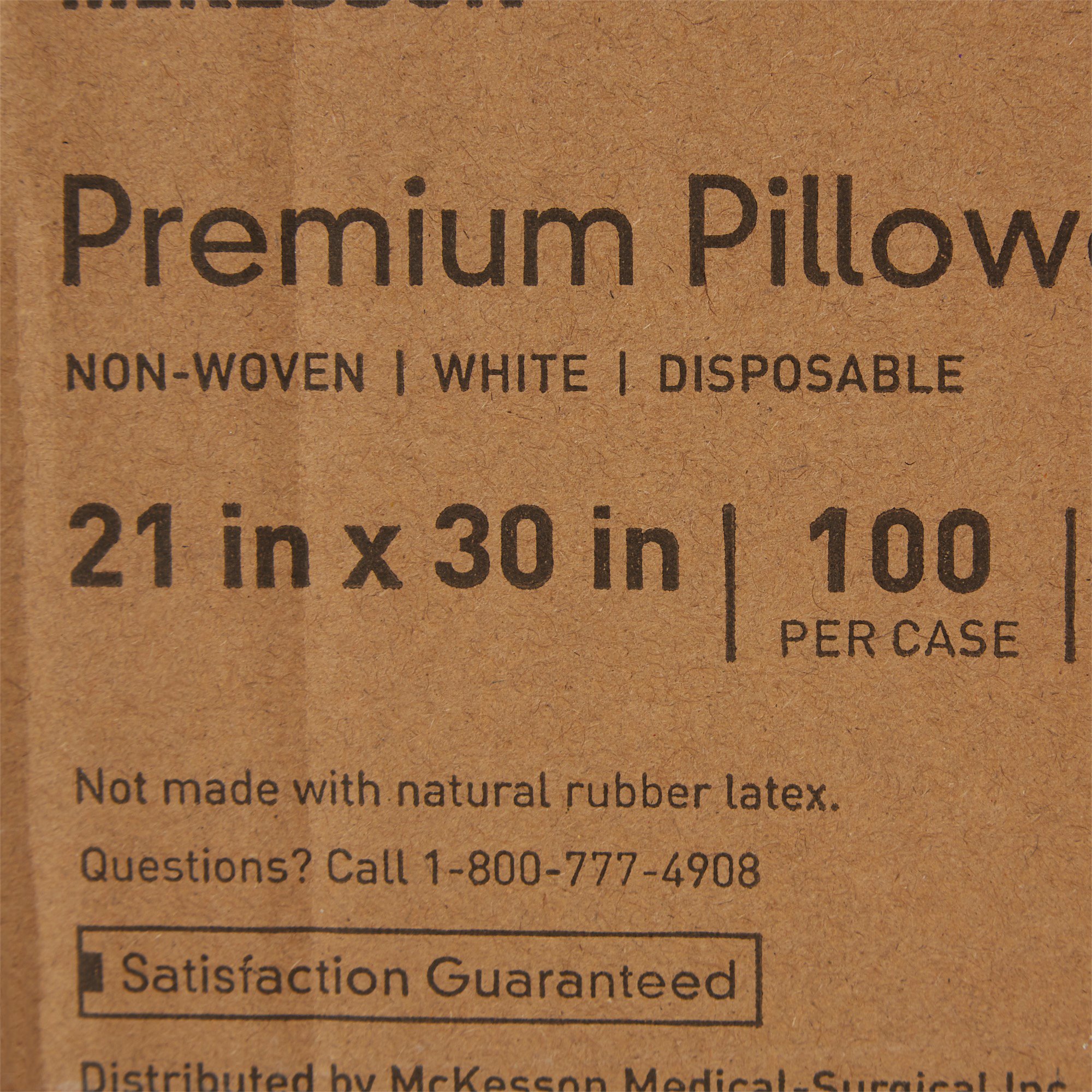 McKesson Brand 16-915 - McKesson White Nonwoven Pillowcase, 21 x 30 Inch - 1/Each, 100/Case