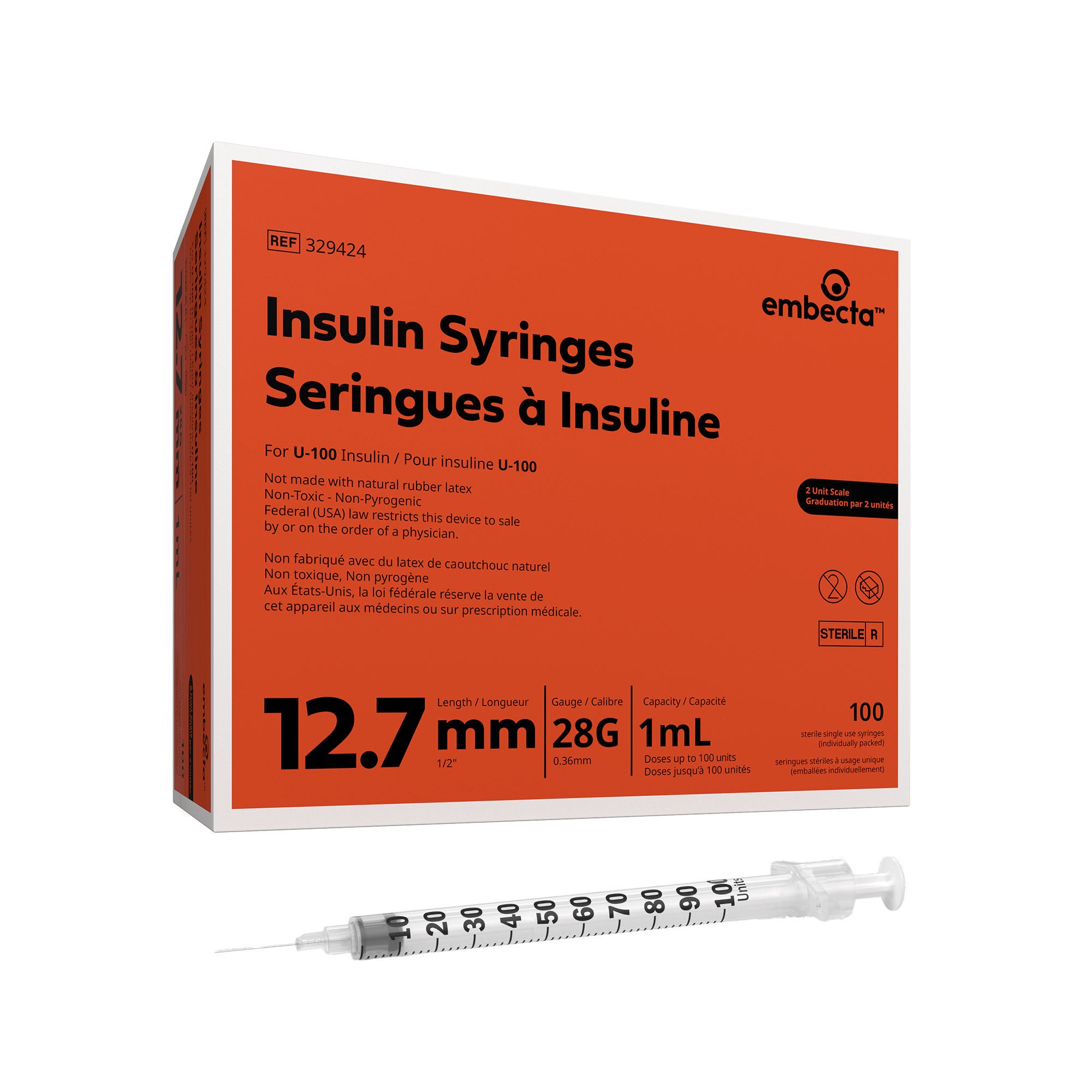 embecta Medical II LLC - 329424 Micro-Fine™ Insulin Syringe with Needle