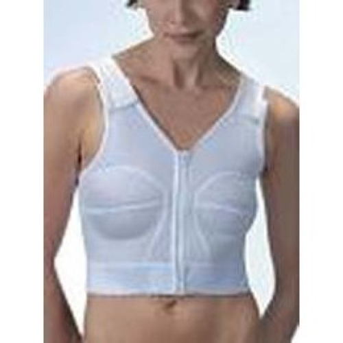 BSN Medical - 111901 Post-Surgical Bra Jobst® Surgical Vest 30 to 36 Inch Chest Size 1 White Front Zipper Closure