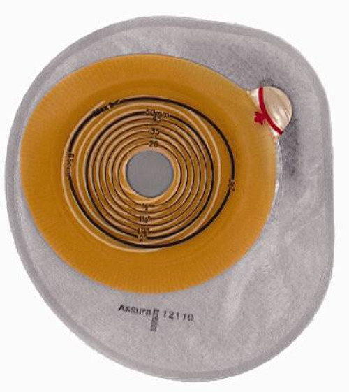 Coloplast 12134 - Assura® Original 1-Piece Closed End Transparent Colostomy Pouch, 25mm Stoma - 30/Box