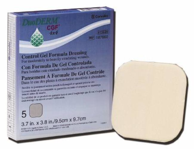 ConvaTec 187659 - DuoDerm® CGF® Hydrocolloid Dressing, 6 x 6 Inch - 1/Each, 20/Box