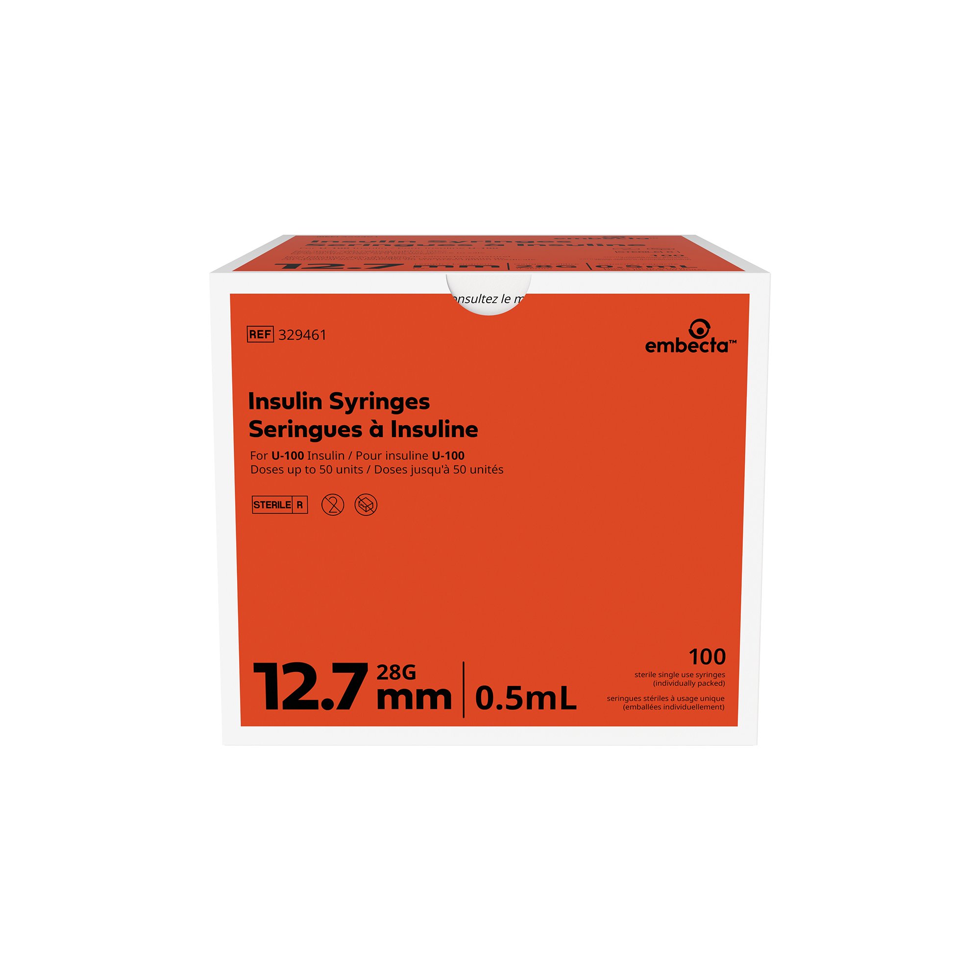 embecta Medical II LLC - 329461 Lo-Dose™ Micro-Fine™ 0.5 mL Insulin Syringe with Needle