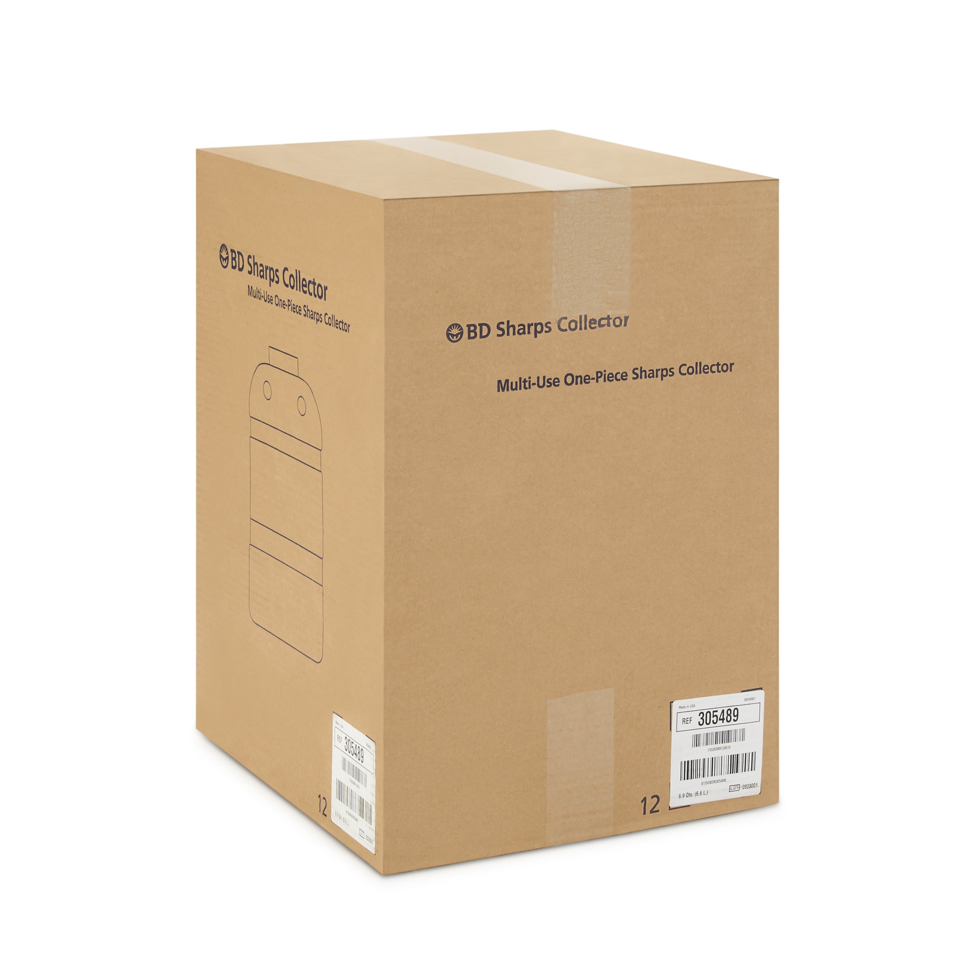 BD - 305489 BD Red Sharps Container