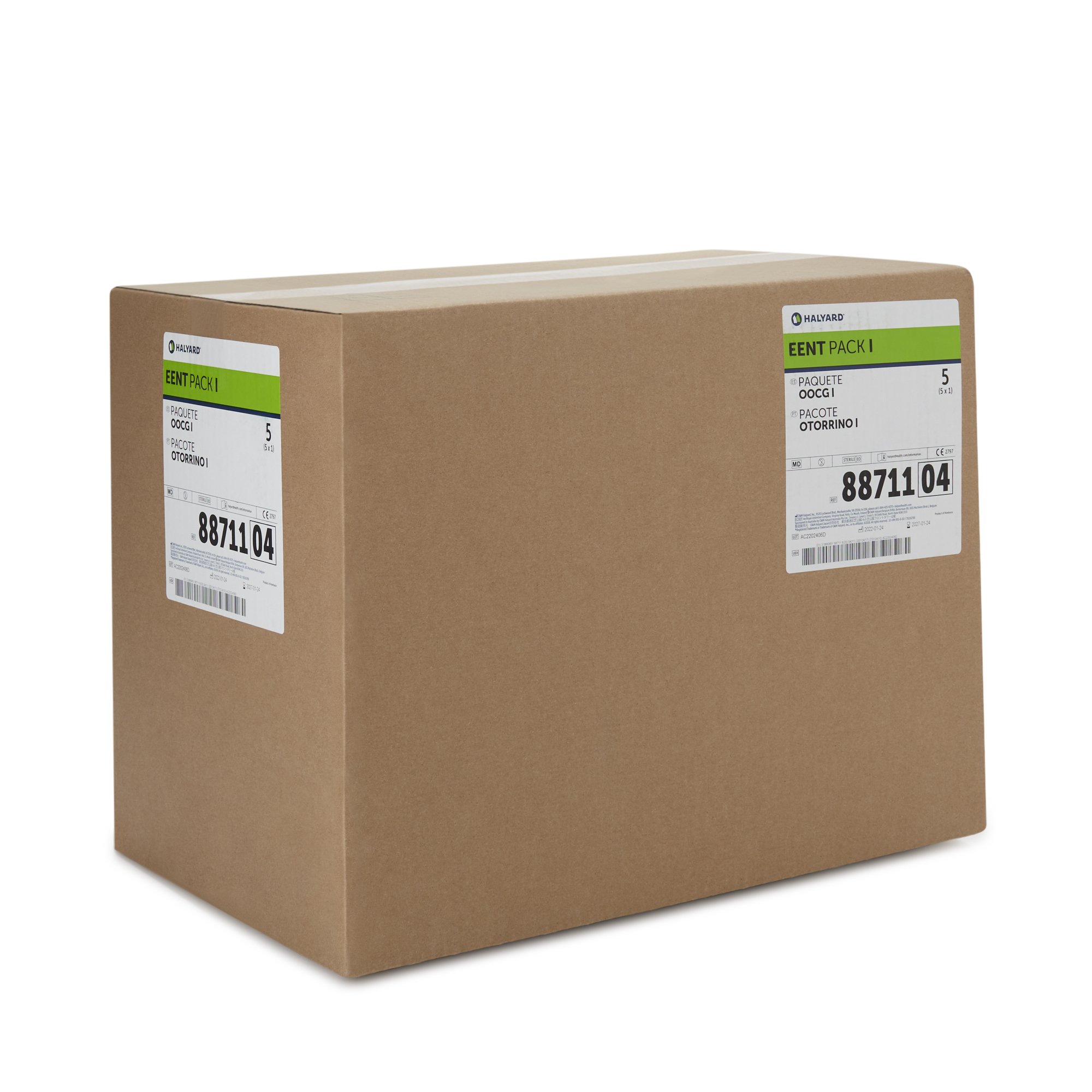 O&M Halyard Inc 88711 - Halyard EENT Drape Pack - 1/Each, 5/Case