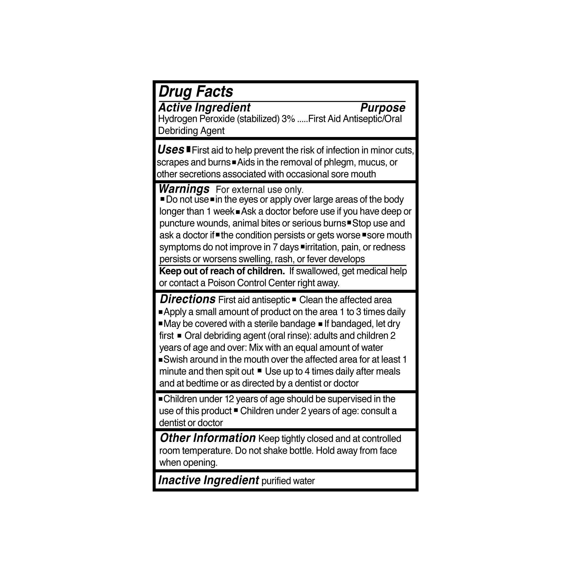 McKesson Brand - 23-F0010 McKesson Hydrogen Peroxide Antiseptic
