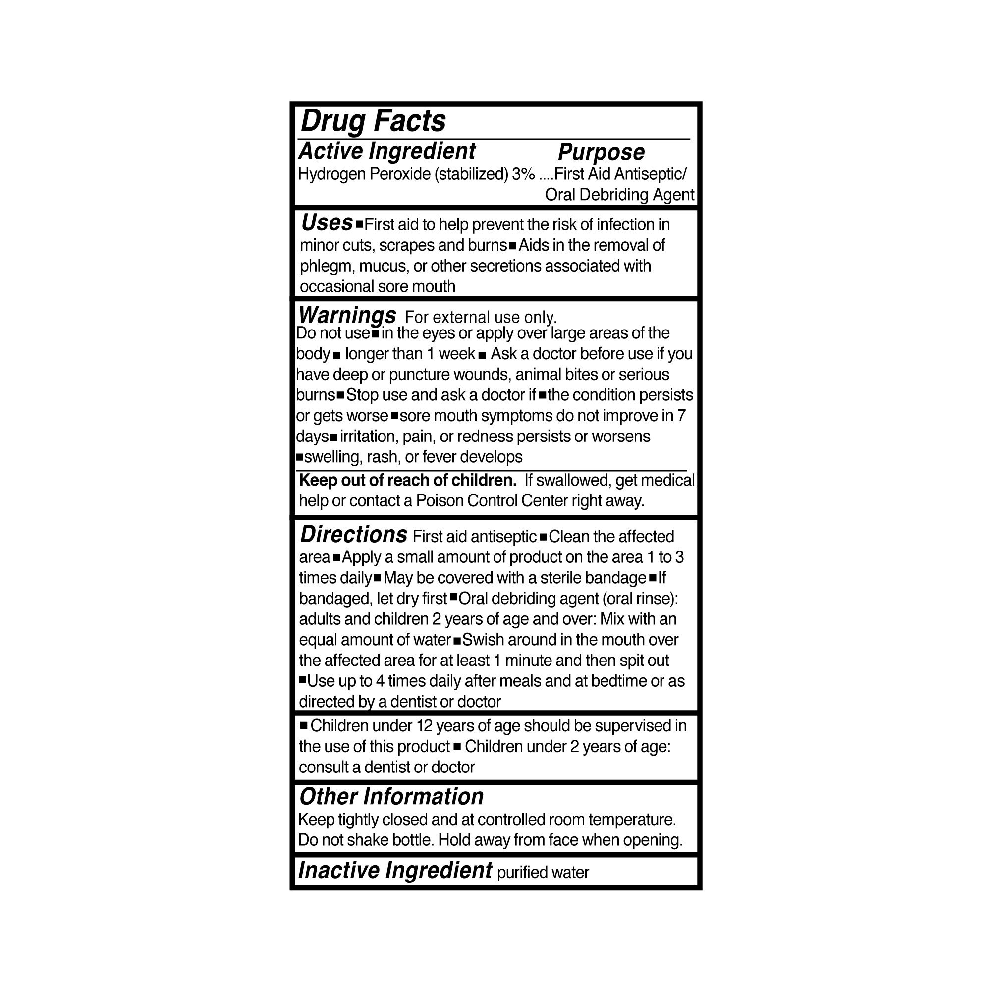 McKesson Brand - 23-D0012 McKesson Hydrogen Peroxide Antiseptic