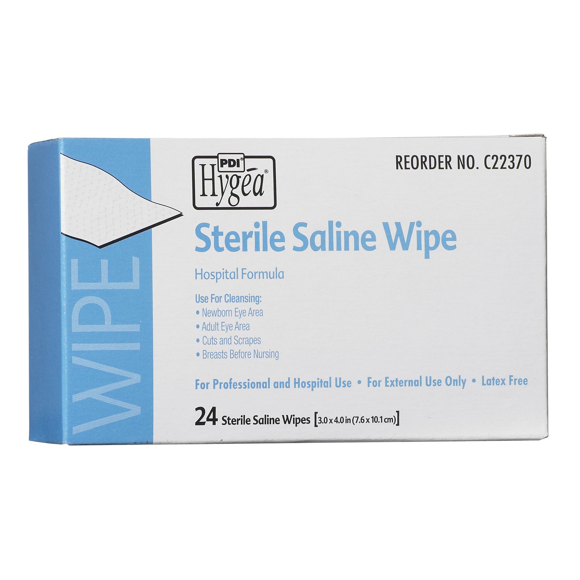 Professional Disposables - C22370 Hygea® Unscented Saline Wipe