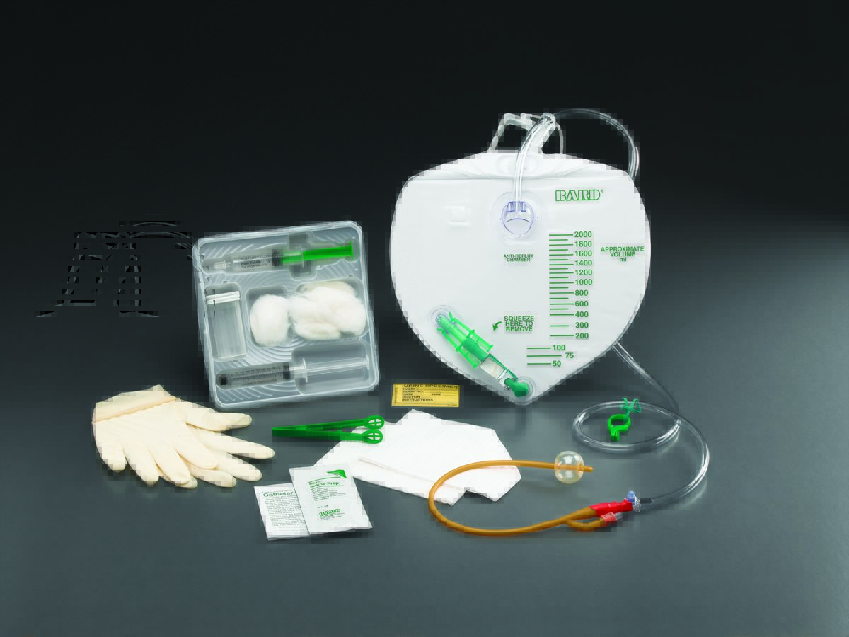 Bard 899616 - Bard® Lubricath® Drainage Bag Foley Catheter Tray, 16 Fr - 1/Each, 10/Case