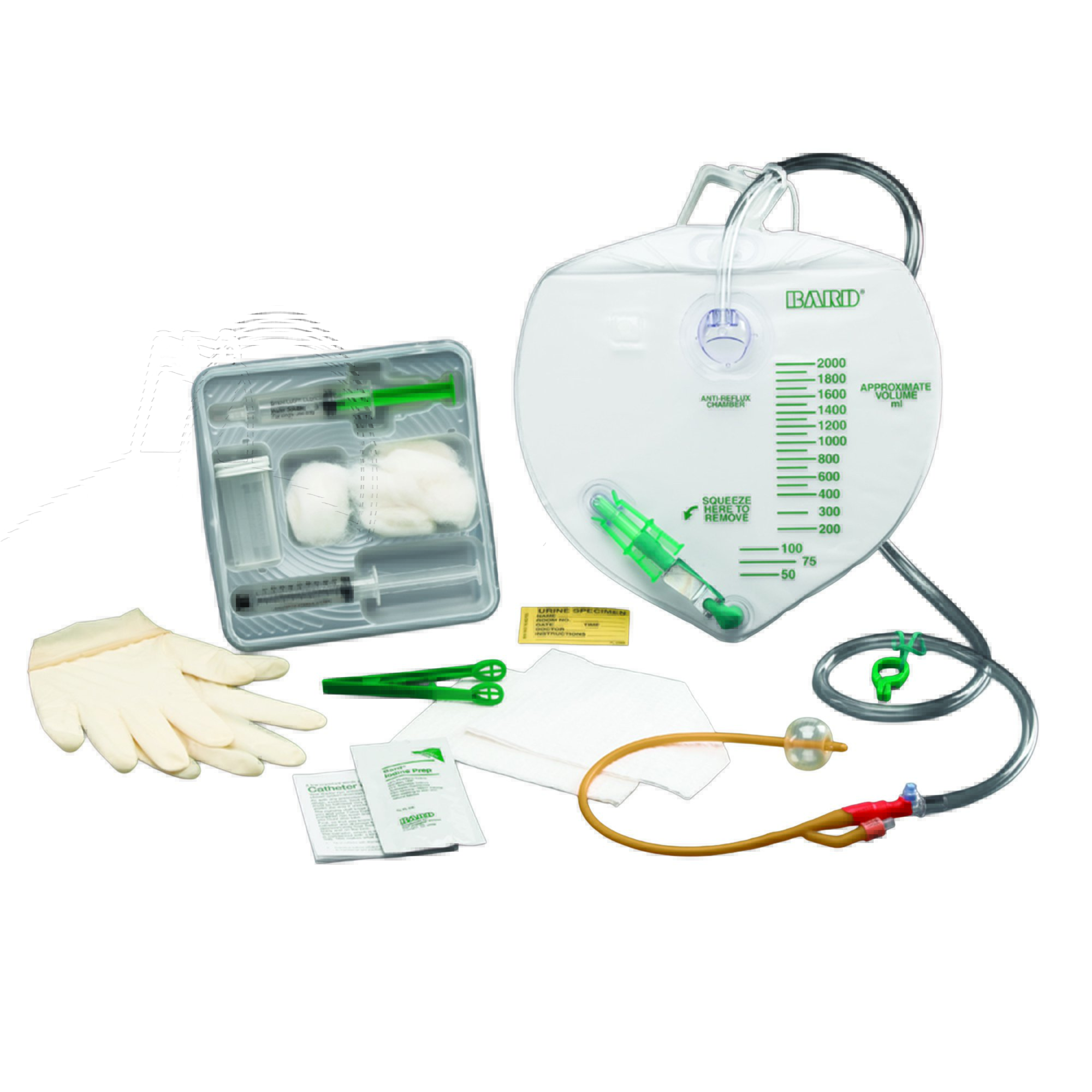 Bard - 899616 Bard® Lubricath® Drainage Bag Foley Catheter Tray