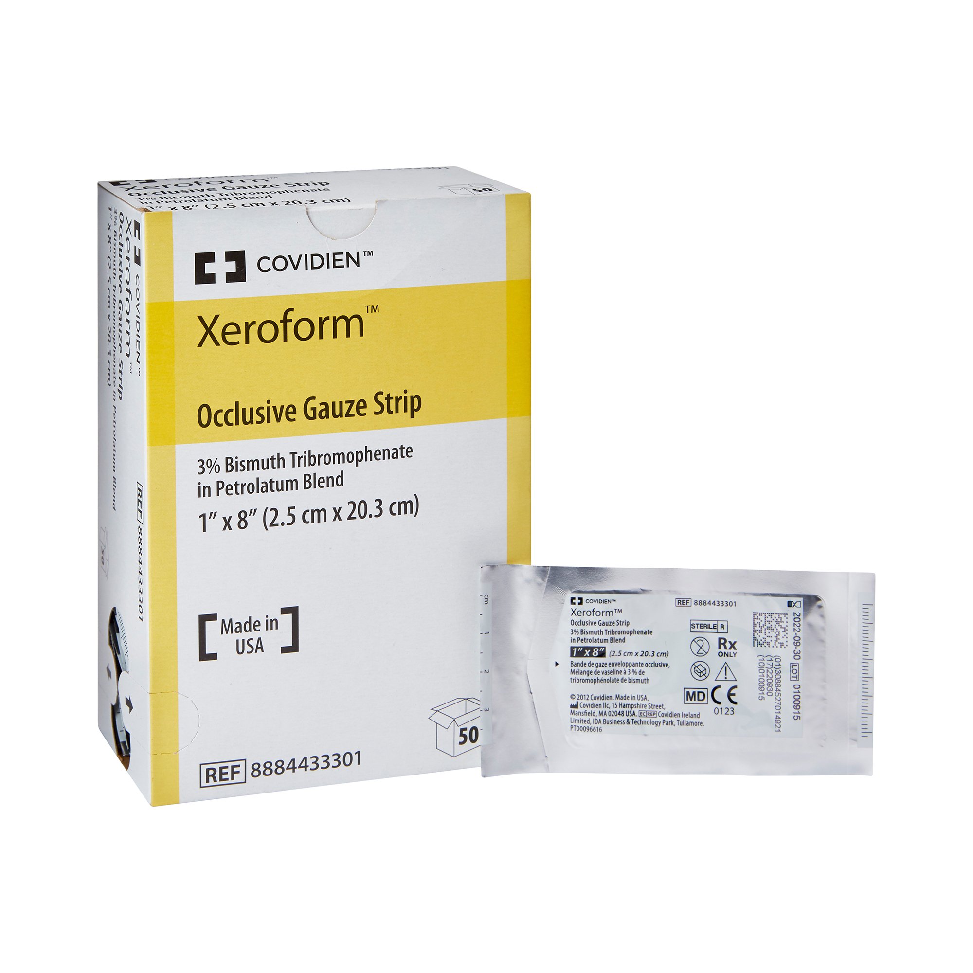 Cardinal - 8884433301 Xeroform™ Occlusive Petrolatum Impregnated Dressing
