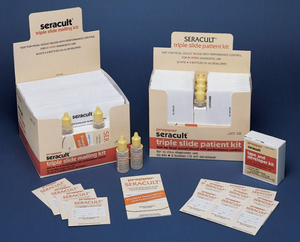 Propper Manufacturing - 37100200 Cancer Screening Test Kit Seracult® Fecal Occult Blood Test (FOBT) 1,000 Tests CLIA Waived