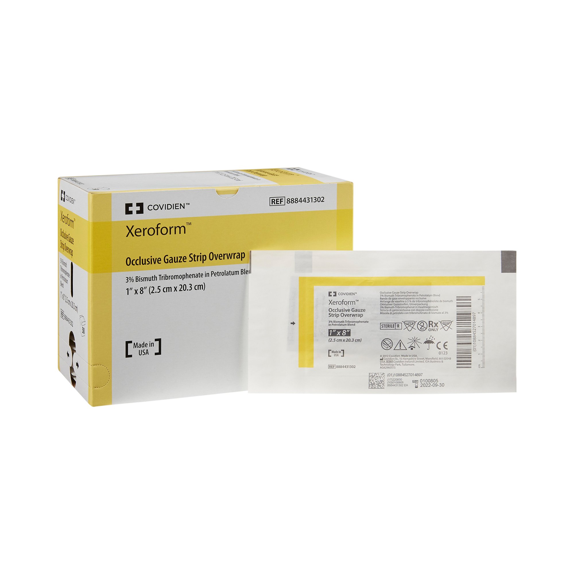 Cardinal - 8884431302 Xeroform™ Occlusive Xeroform Petrolatum Impregnated Dressing