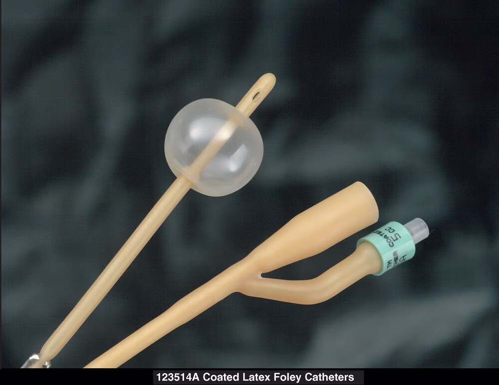 Bard - 123514A Foley Catheter Bardia® 2-Way Standard Tip 5 cc Balloon 14 Fr. Silicone Coated Latex