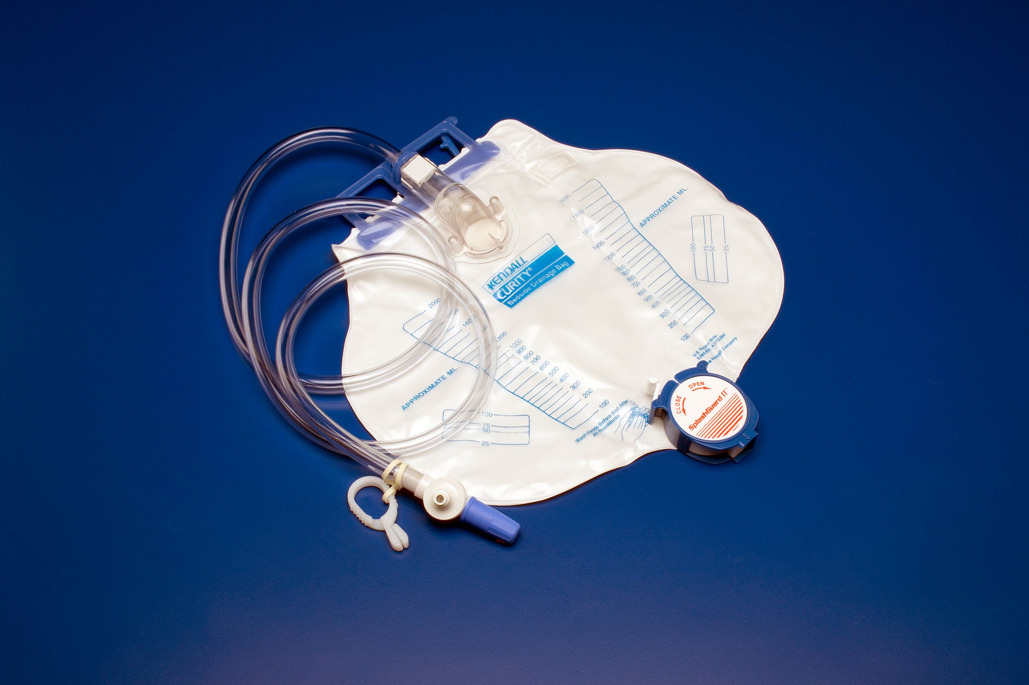 Cardinal - 6300- Urinary Drain Bag Dover™ Anti-Reflux Valve Sterile 2,000 mL Vinyl