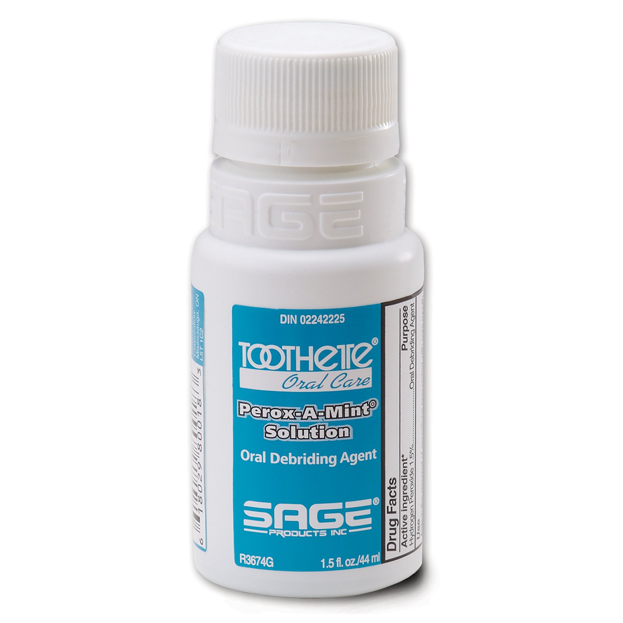Sage Products 6065 - Toothette® Perox-A-Mint® Solution - 1/Each, 100/Case
