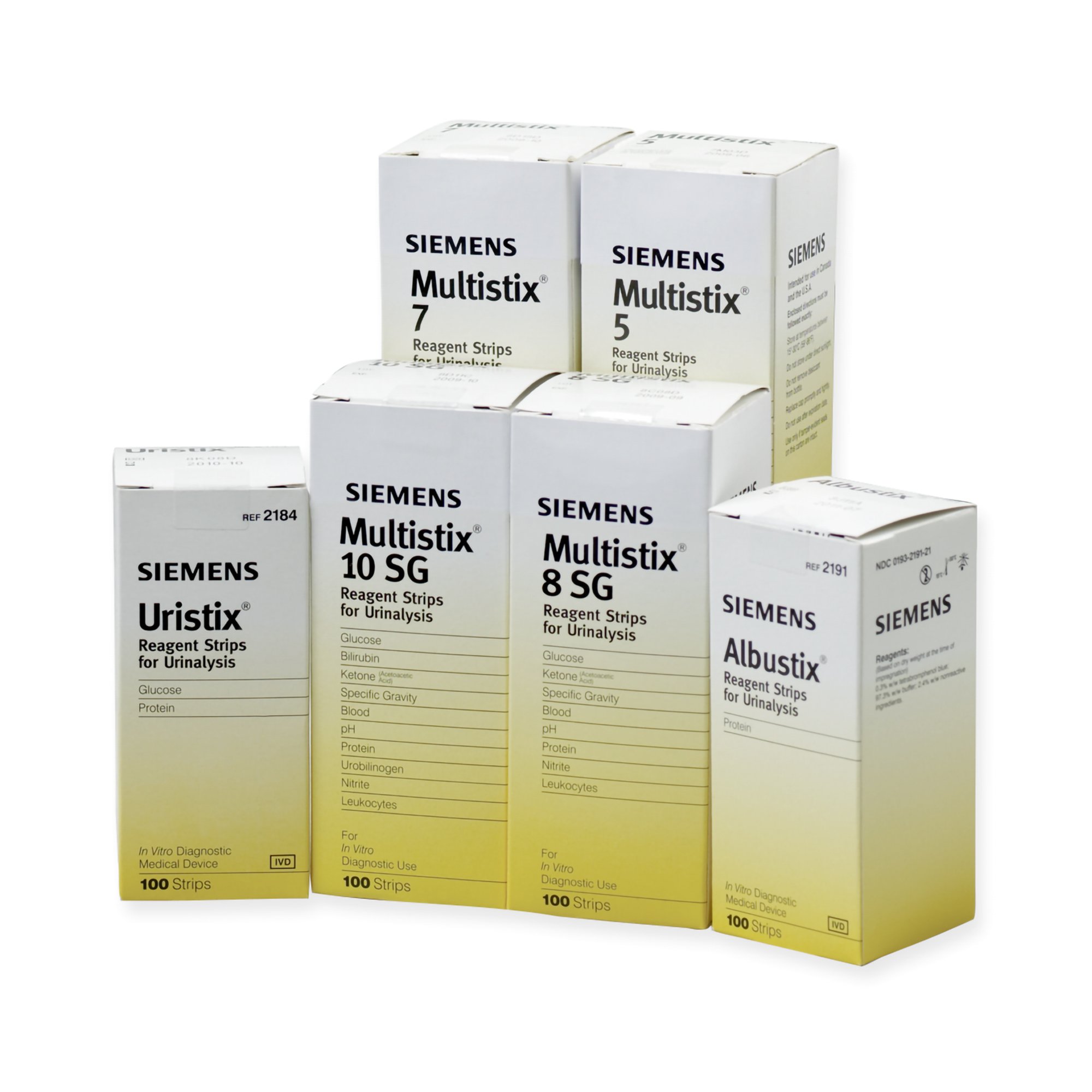 Siemens - 10312569 Uristix® 4 Urinalysis Reagent for Glucose