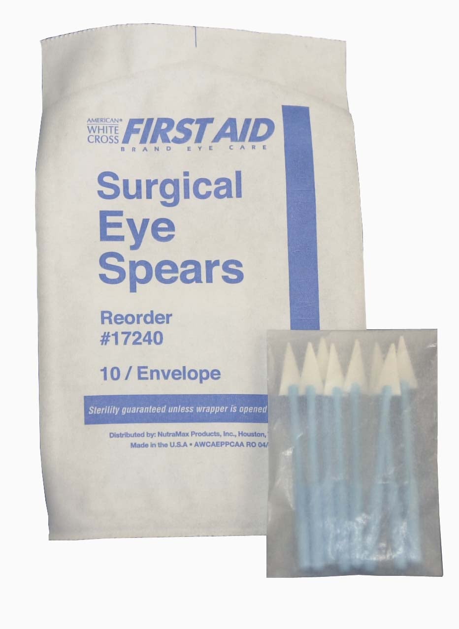 Dukal - 17240 Surgical Eye Spear Dukal Nonwoven Polymer 2 Count Pack Sterile