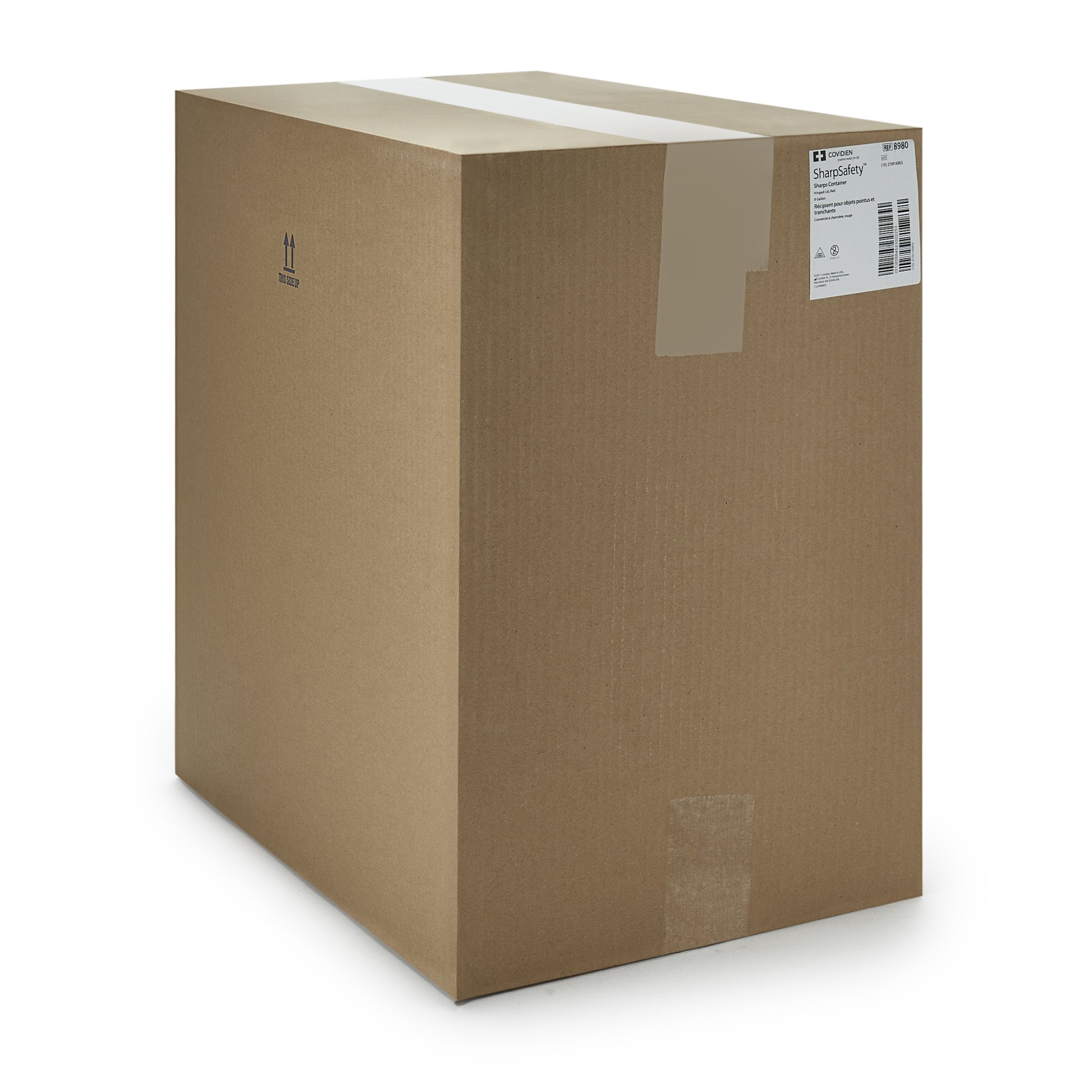 Cardinal 8980- - SharpSafety™ Multi-purpose Sharps Container, 8 Gallon, 15.5 x 17.5 x 11 Inch - 1/Each, 10/Case