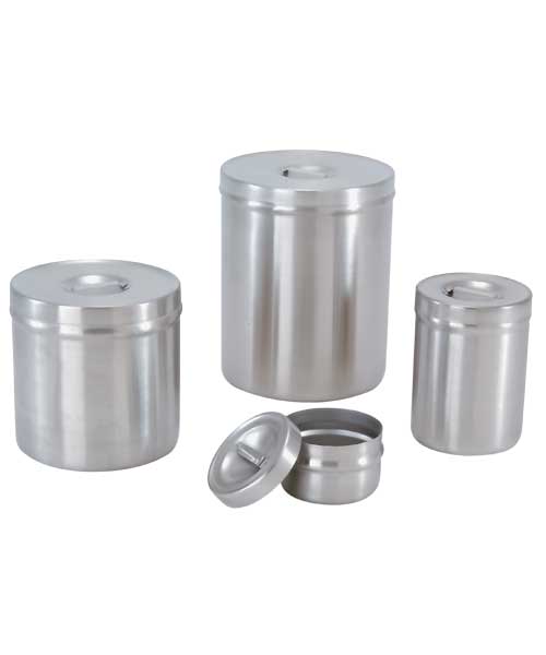 Medegen Medical Products LLC - 88040 Sundry Jar Stainless Steel Stainless Steel 4-1/2 Quart